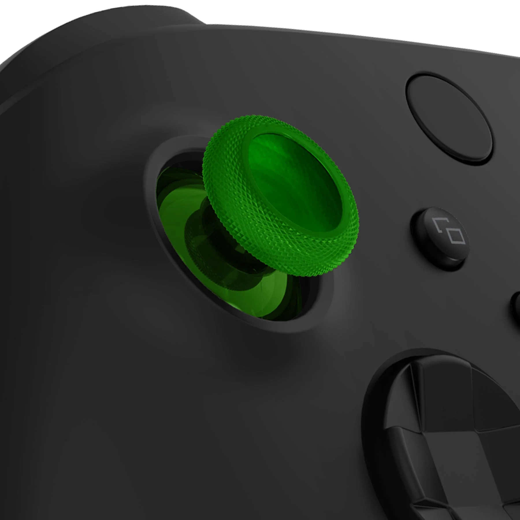 eXtremeRate Replacement Thumbsticks for Xbox Series X/S Controller & Xbox One X/S Controller & Xbox One Standard Controller & Xbox One Elite Controller - Clear Green - Image 2
