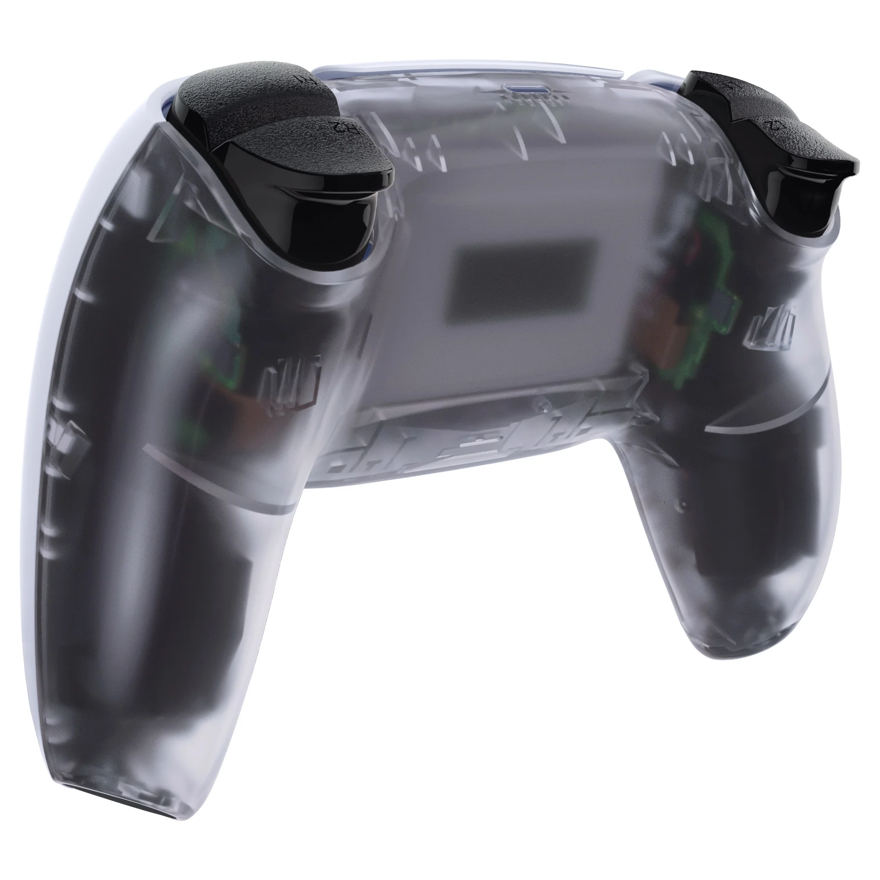 eXtremeRate Replacement Back Housing Bottom Shell Compatible with PS5 Controller BDM-010/020/030/040/050 - Clear - Image 4