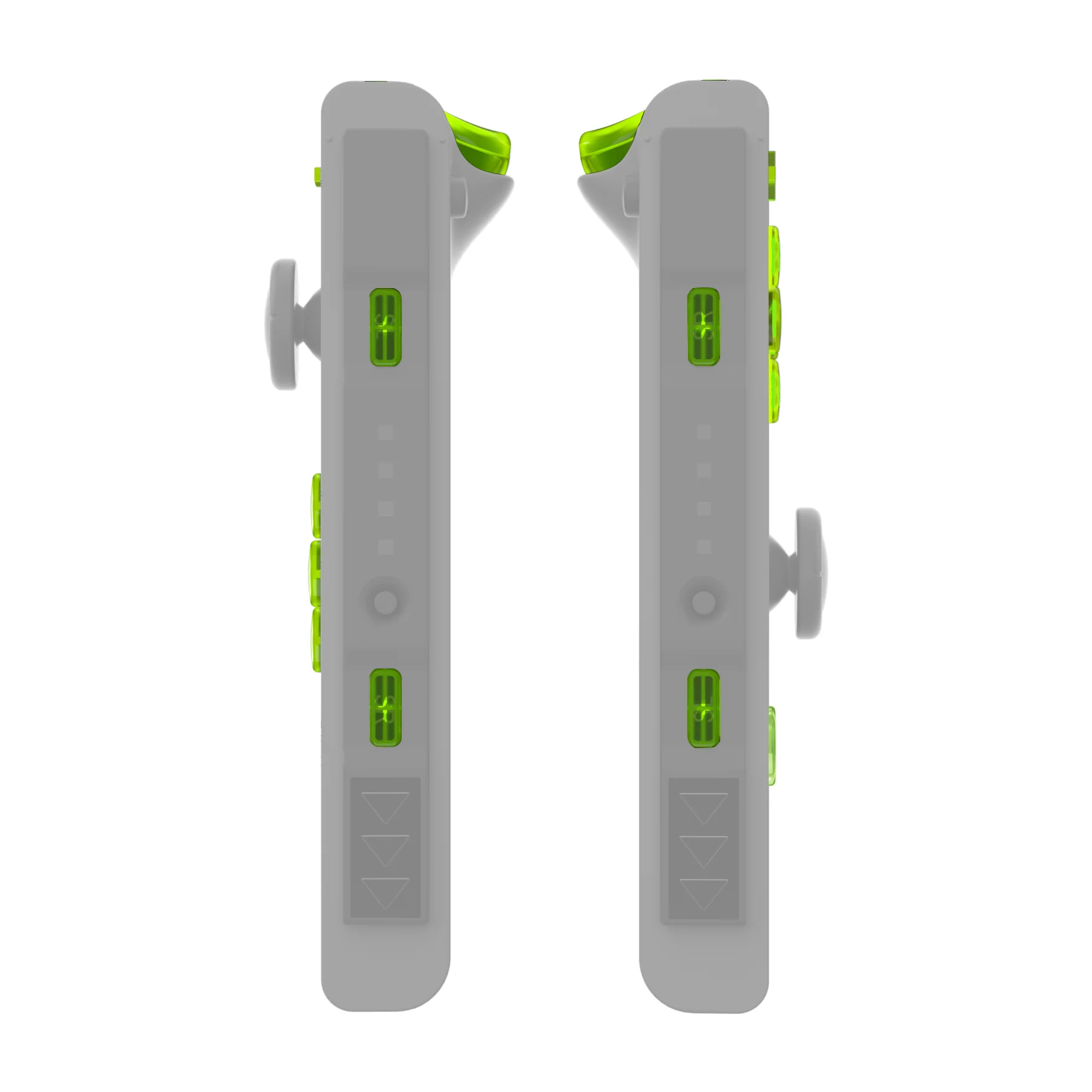 eXtremeRate Replacement Full Set Buttons for Joycon of NS Switch - Clear Lime Green - Image 6