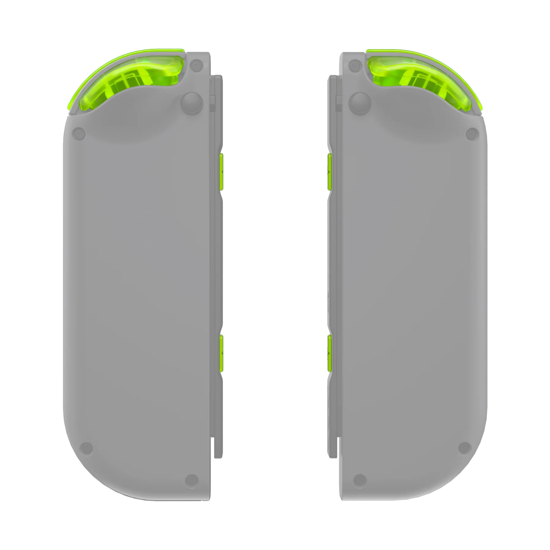 eXtremeRate Replacement Full Set Buttons for Joycon of NS Switch - Clear Lime Green - Image 7