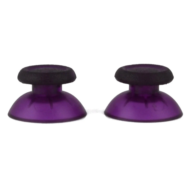 eXtremeRate Replacement Analog Thumbsticks Compatible with PS4 Controller - Clear Purple - Image 2