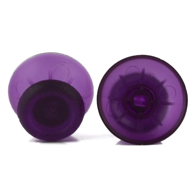eXtremeRate Replacement Analog Thumbsticks Compatible with PS4 Controller - Clear Purple - Image 3