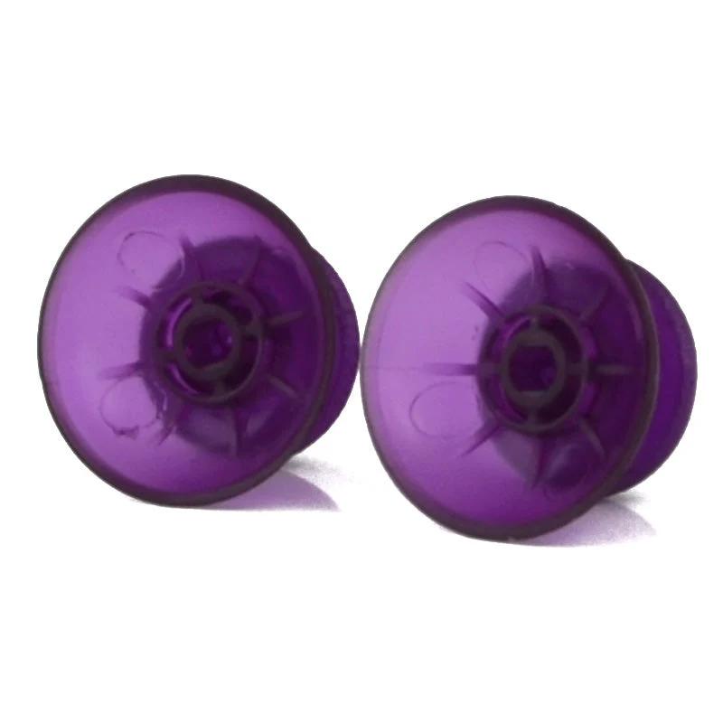 eXtremeRate Replacement Analog Thumbsticks Compatible with PS4 Controller - Clear Purple - Image 4