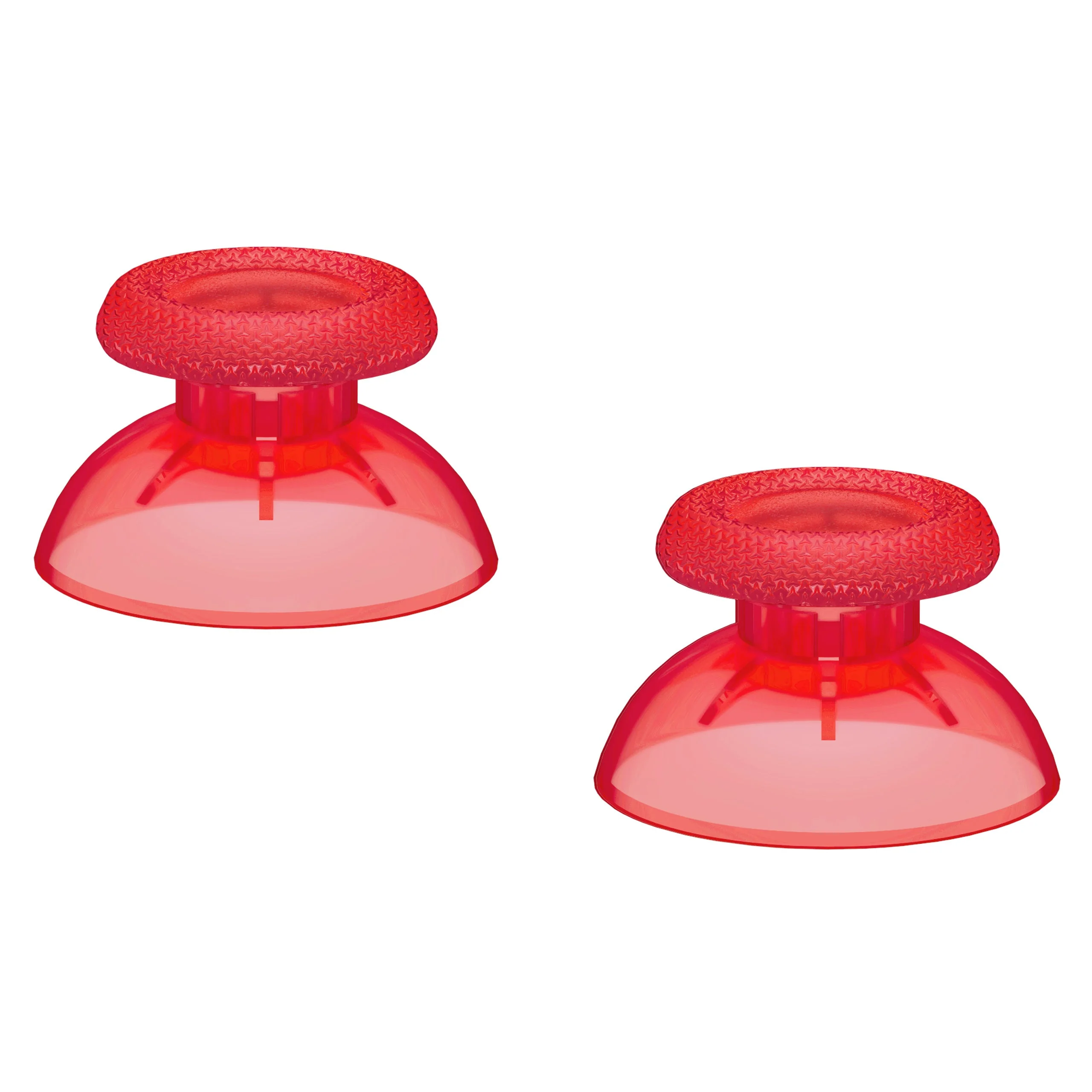 eXtremeRate Replacement Thumbsticks Analog Stick Joystick Compatible with PS5 & PS4 All Model Controller - Clear Red - Image 5