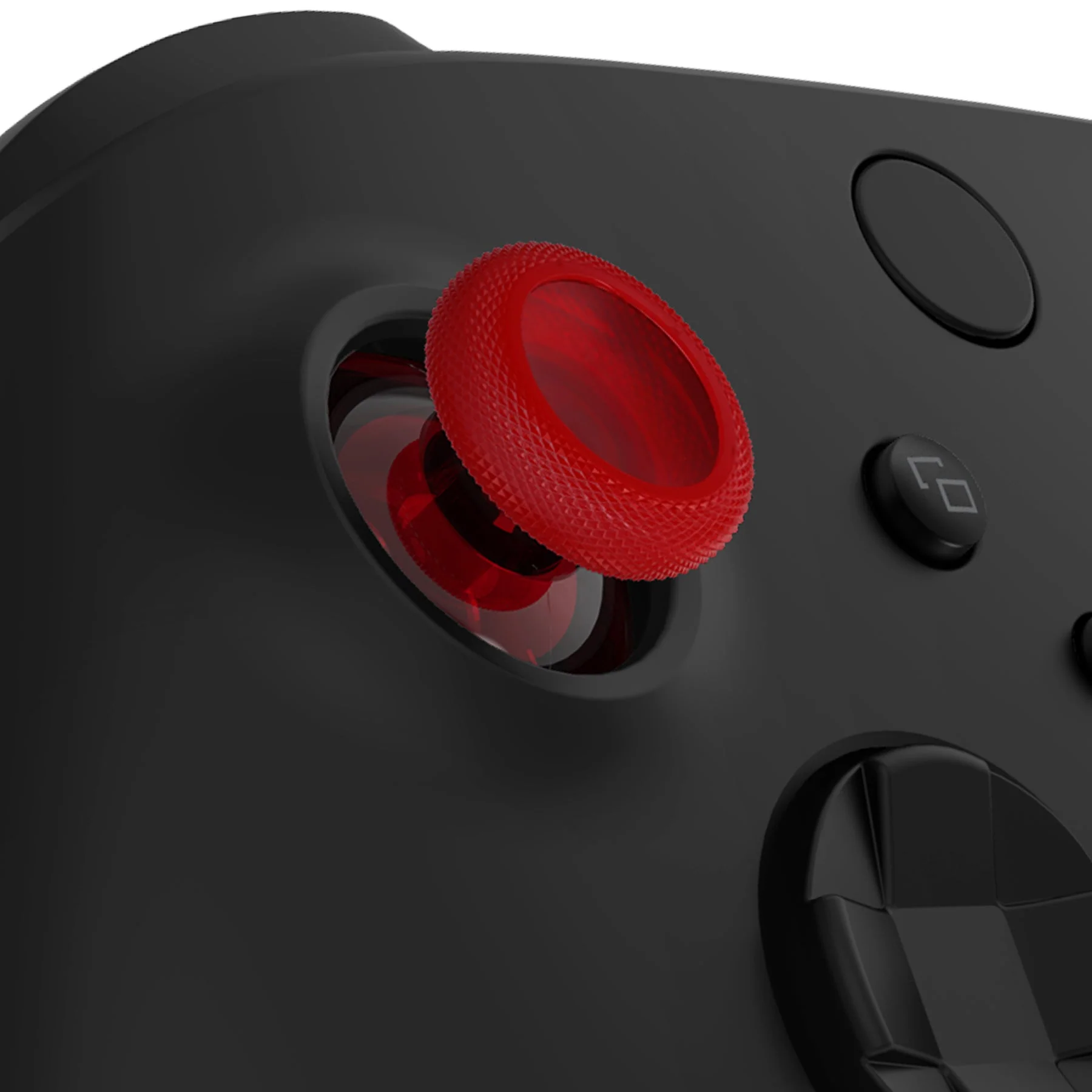 eXtremeRate Replacement Thumbsticks for Xbox Series X/S Controller & Xbox One X/S Controller & Xbox One Standard Controller & Xbox One Elite Controller - Clear Red - Image 2