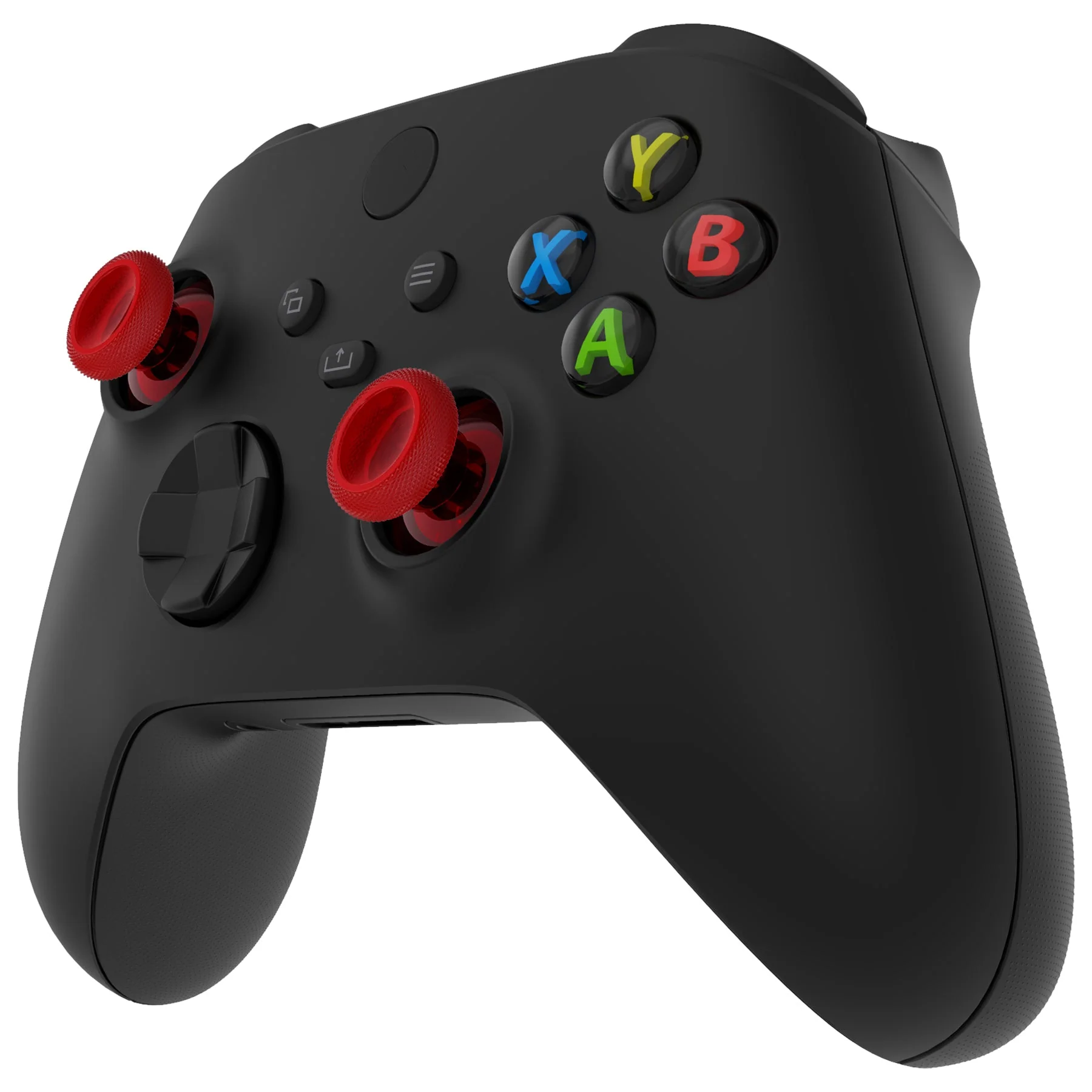 eXtremeRate Replacement Thumbsticks for Xbox Series X/S Controller & Xbox One X/S Controller & Xbox One Standard Controller & Xbox One Elite Controller - Clear Red - Image 4