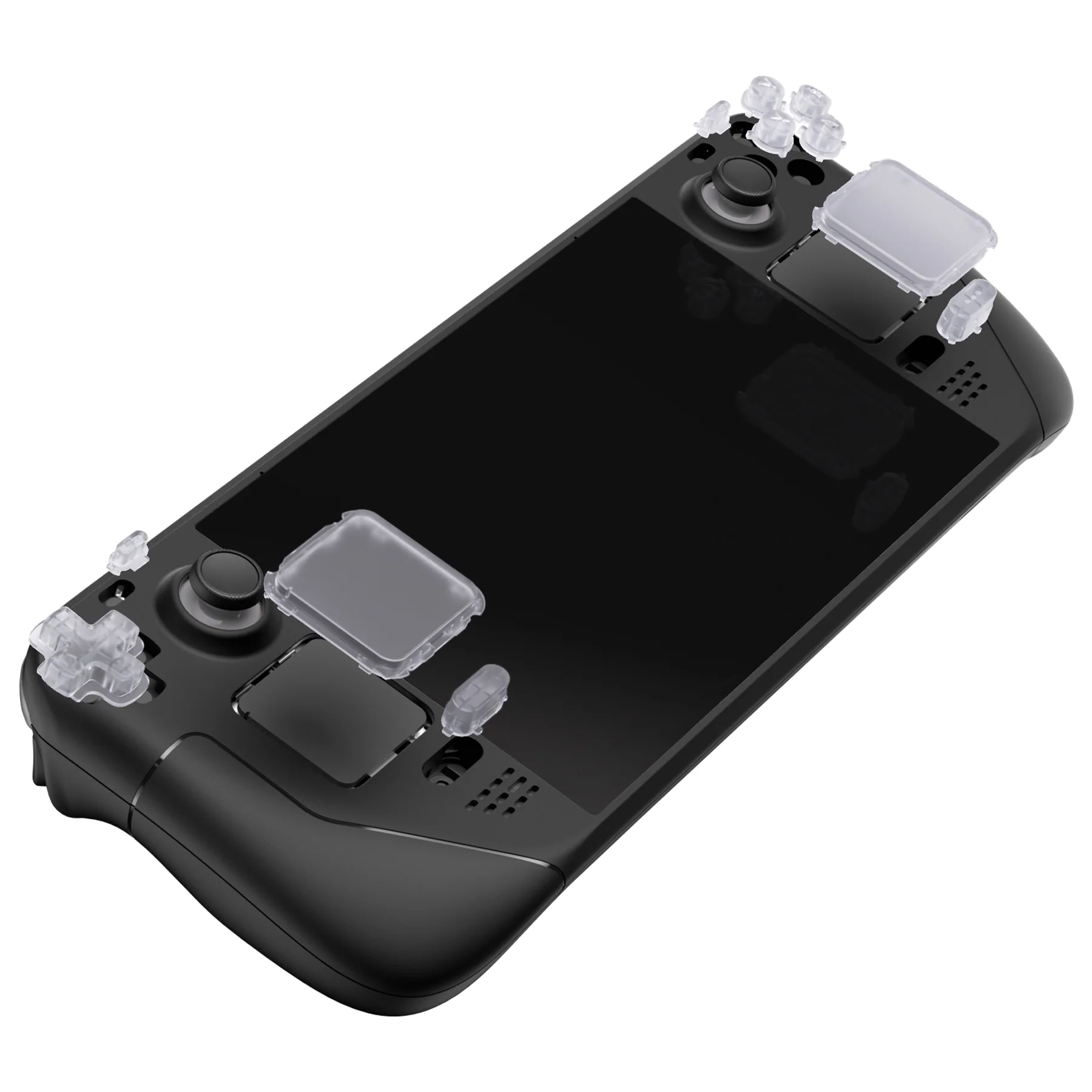 eXtremeRate Replacement Full Set Buttons for Steam Deck LCD - Clear - Image 5