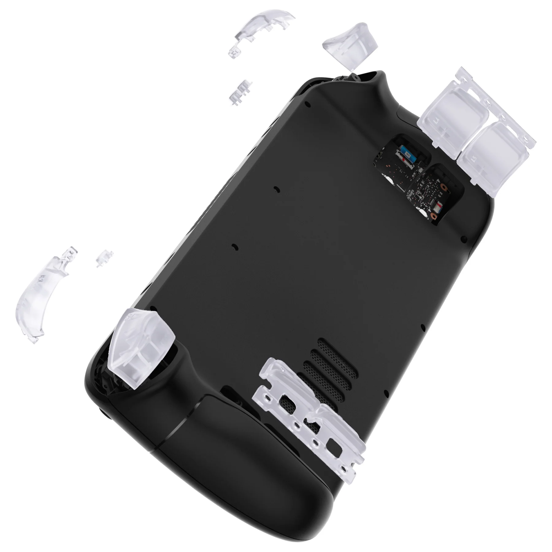 eXtremeRate Replacement Full Set Buttons for Steam Deck LCD - Clear - Image 6