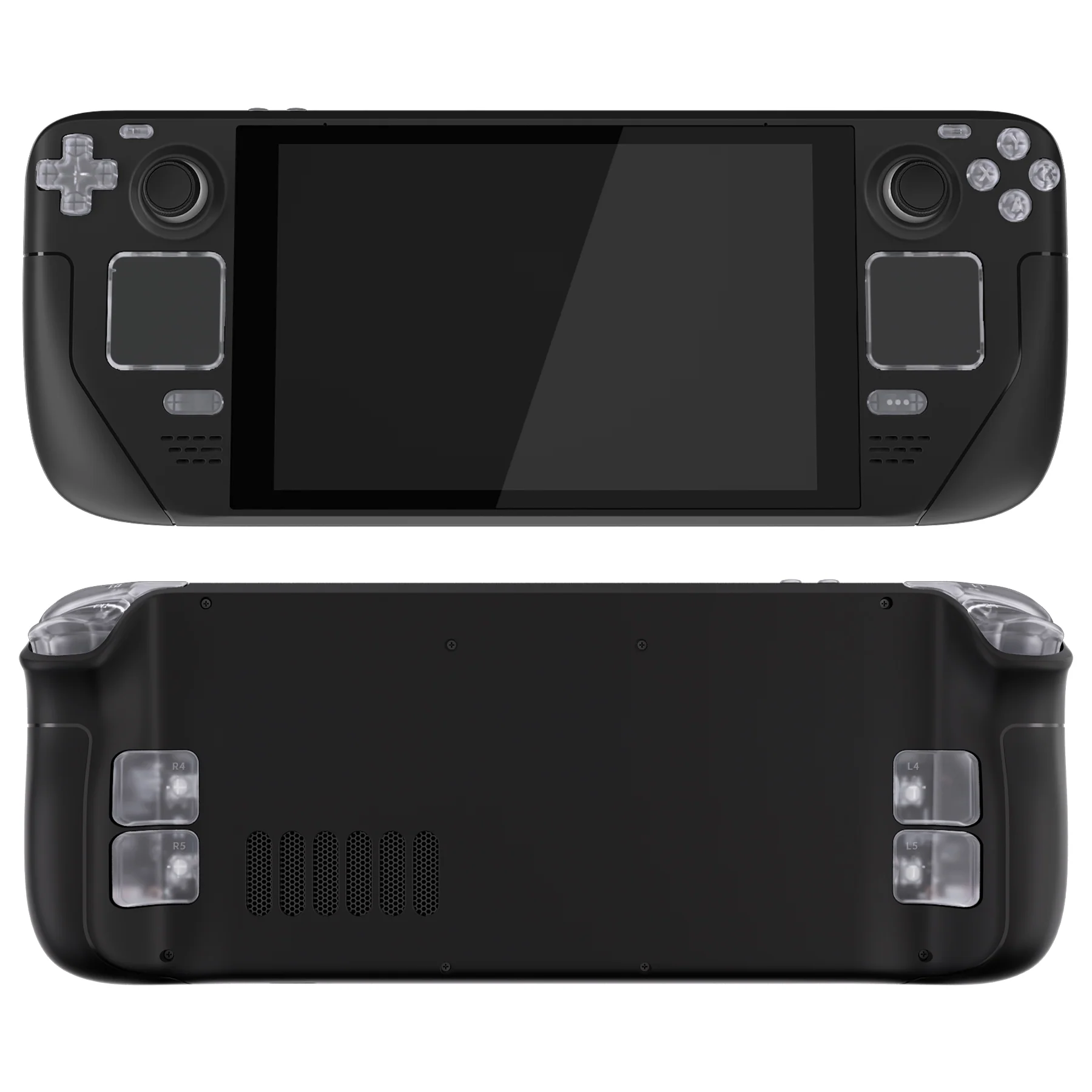 eXtremeRate Replacement Full Set Buttons for Steam Deck LCD - Clear - Image 7