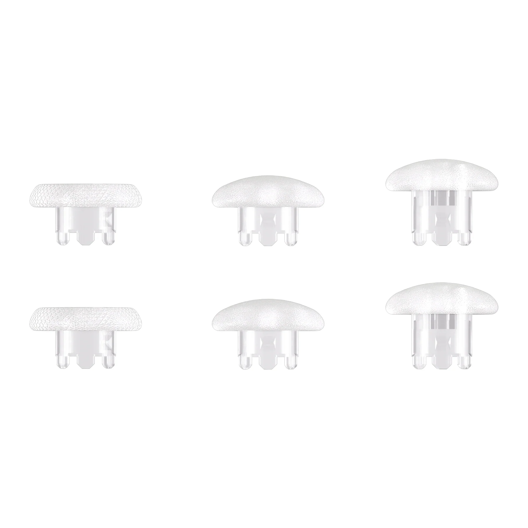 eXtremeRate Replacement Swappable Thumbsticks for PS5 Edge Controller - Clear - Image 4