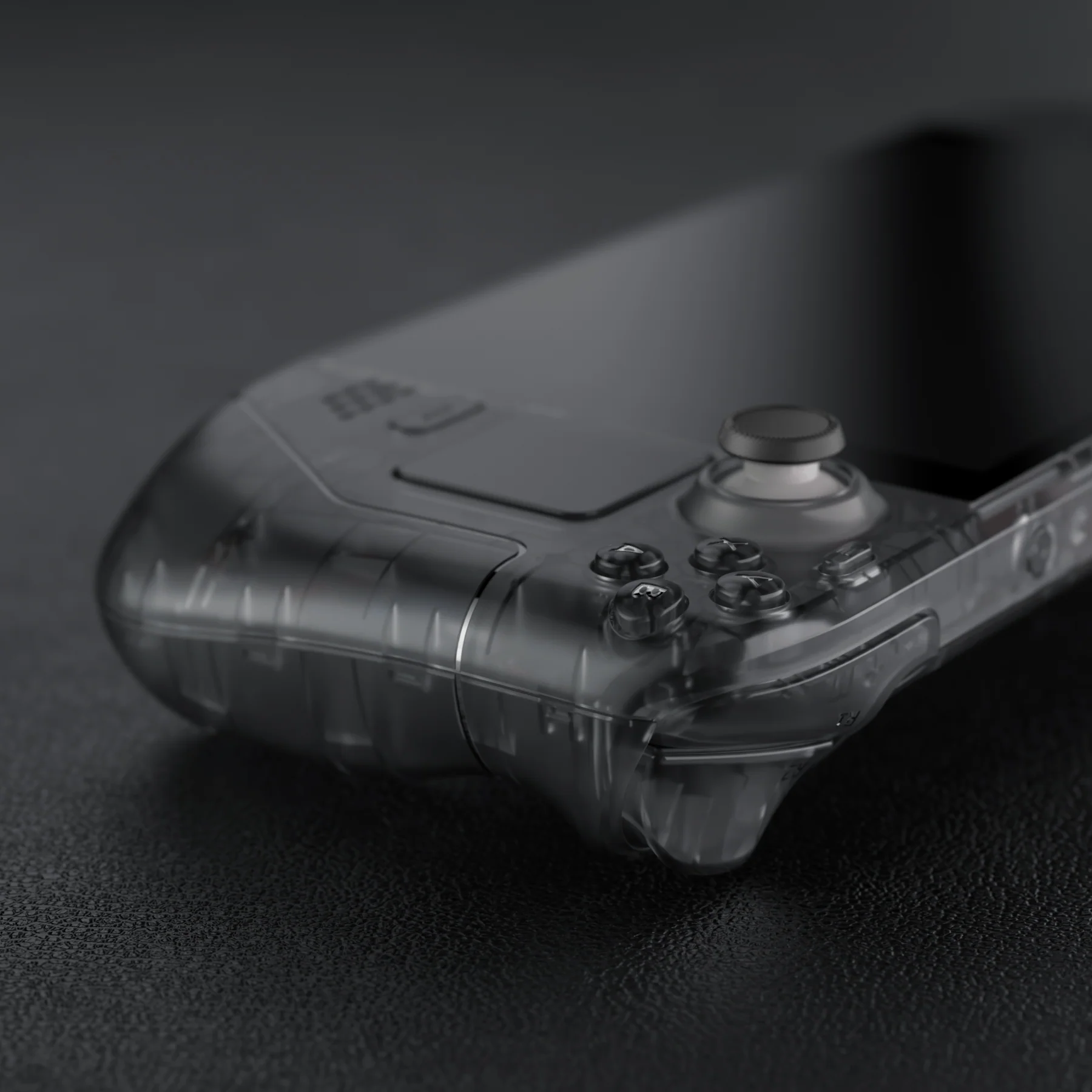 eXtremeRate Custom Full Set Shell with Buttons for Steam Deck LCD - Clear Slate Black - Image 8