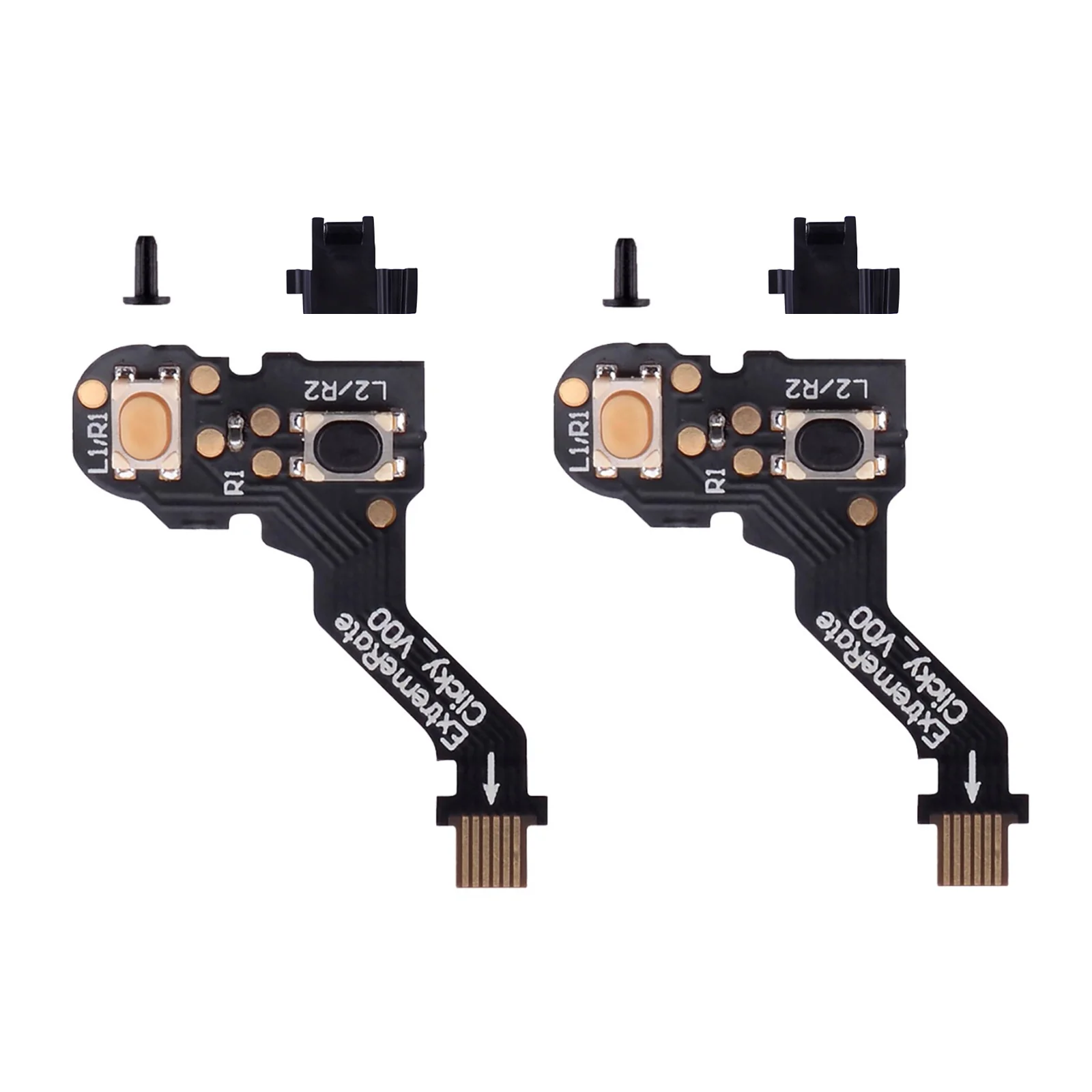 eXtremeRate Clicky Hair Trigger Kit for PS5 Controller BDM-010 & BDM-020 Shoulder Buttons, Custom Flashshot Trigger Stop Flex Cable for PS5 Controller - Image 8