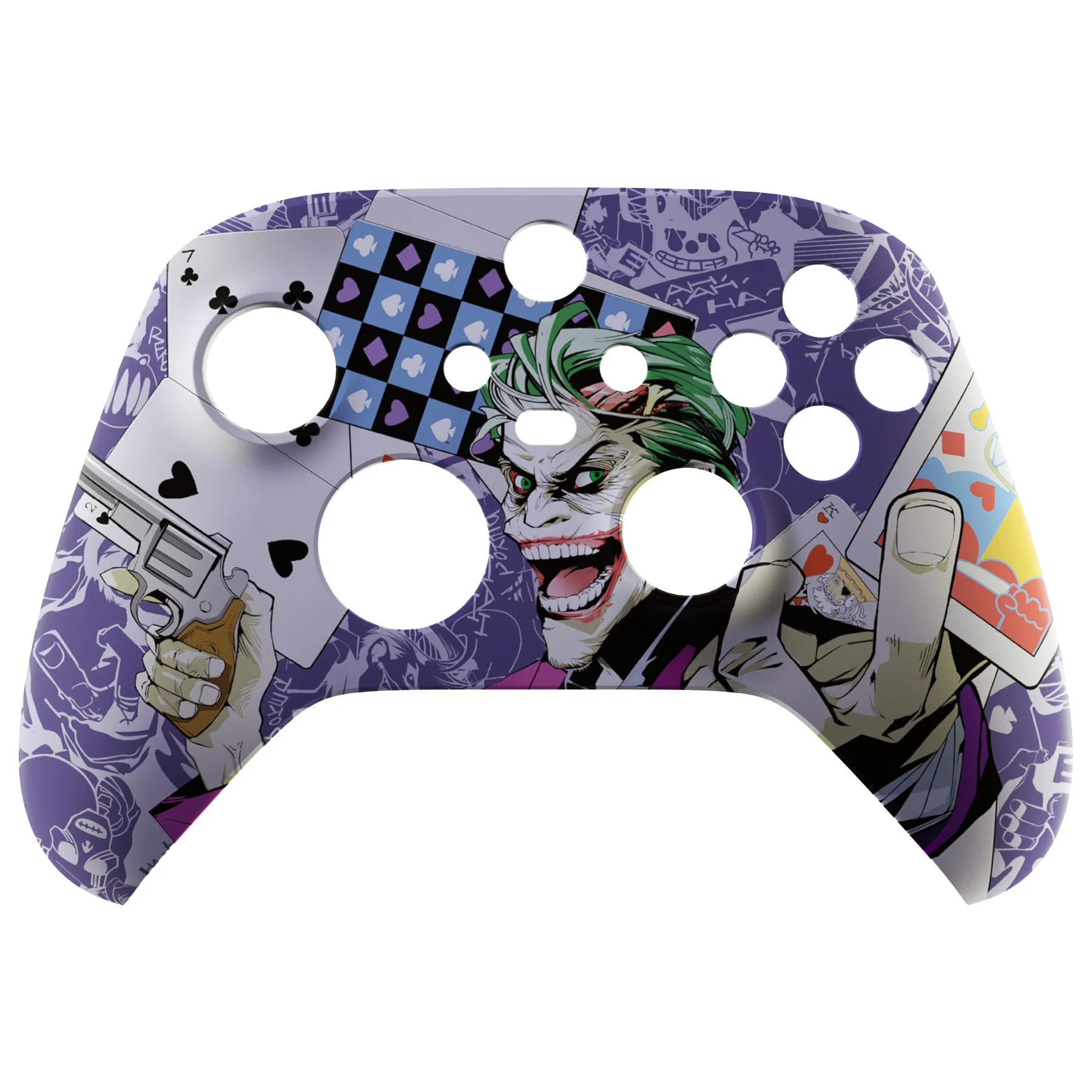 eXtremeRate Replacement Front Housing Shell for Xbox Series X & S Controller - Clown Cards - Image 4