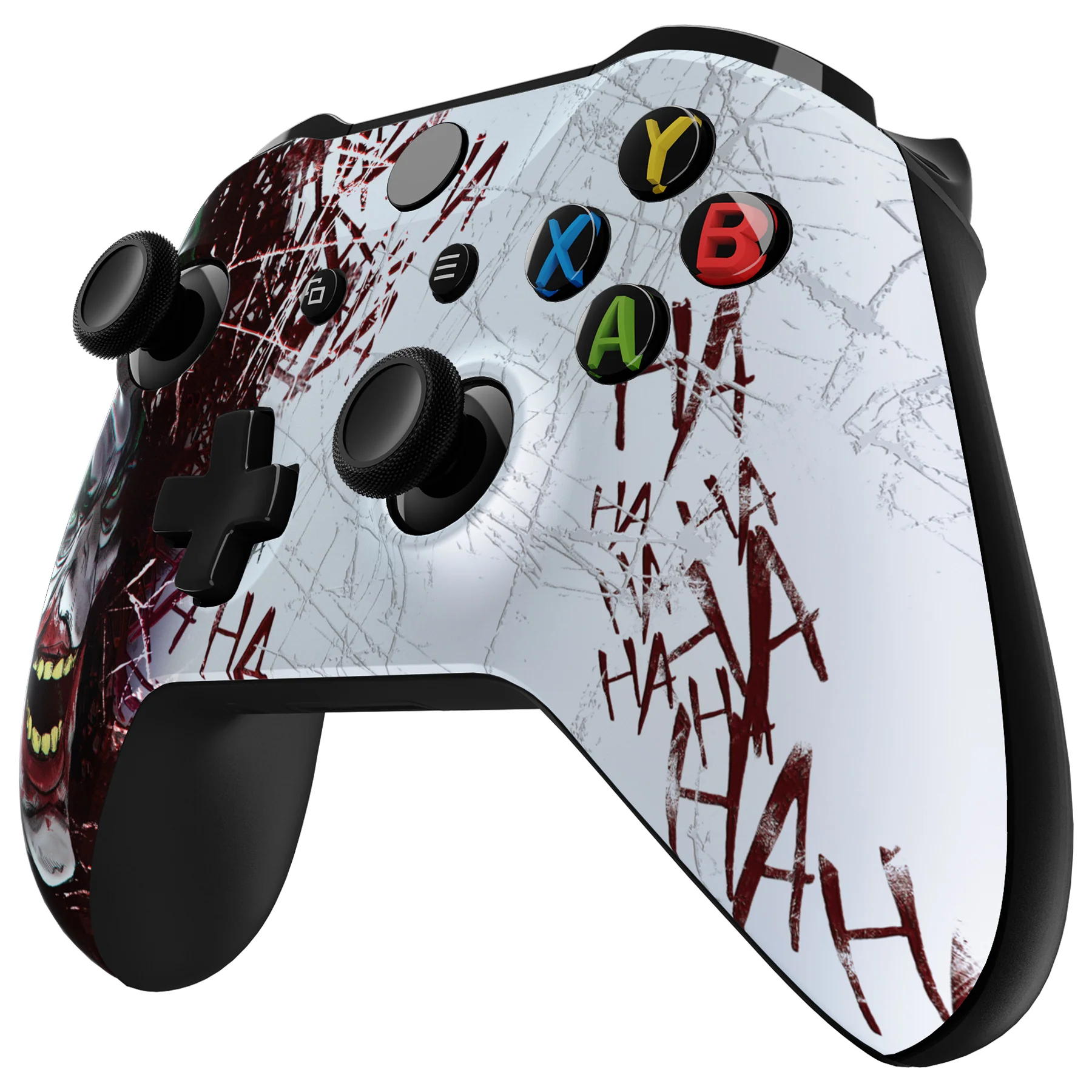 eXtremeRate Replacement Front Housing Shell for Xbox One X & S Controller (Model 1708) - Clown HAHAHA - Image 4