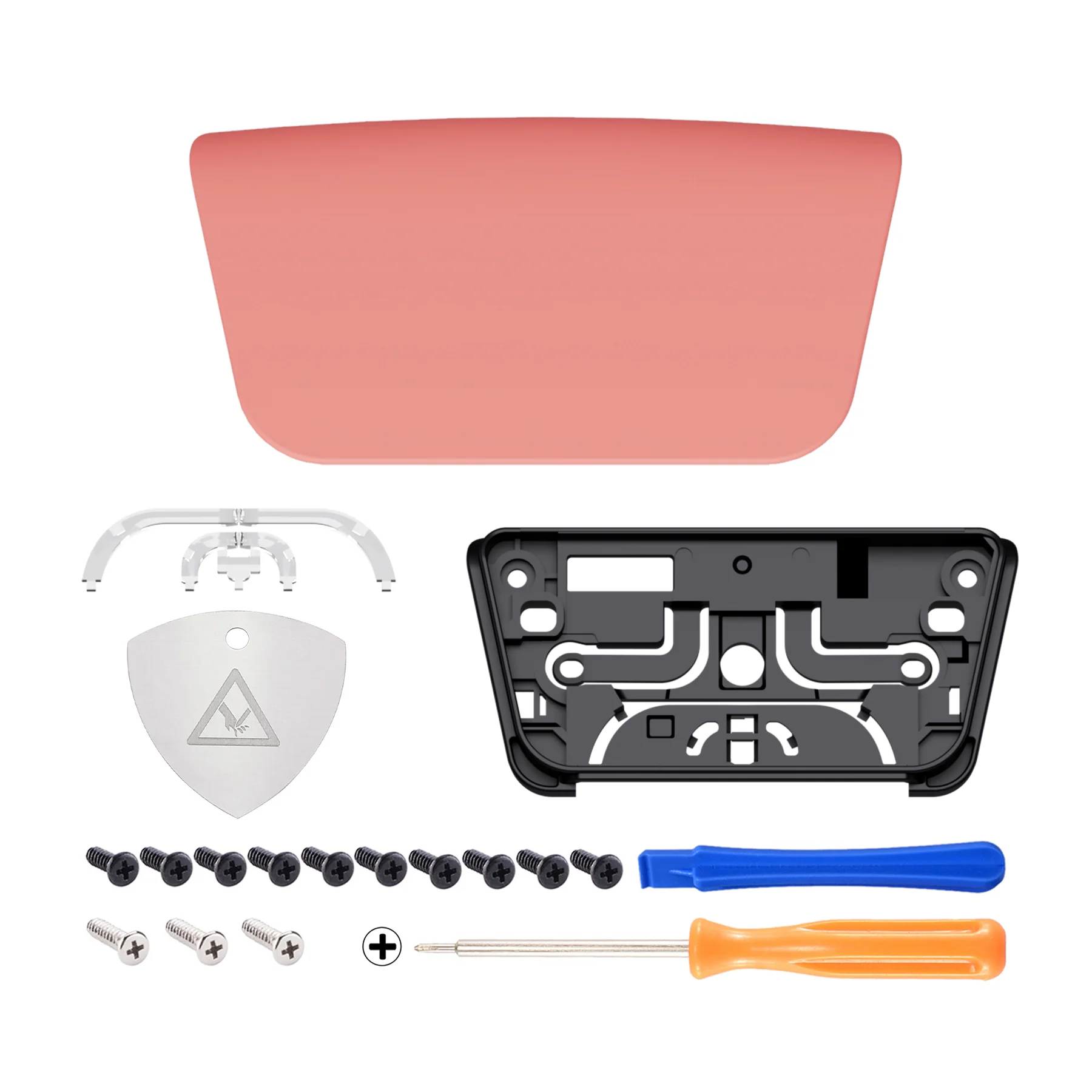 eXtremeRate Replacement Custom Touchpad Cover Compatible with PS5 Controller BDM-010/020/030/040/050/060 - Coral - Image 2