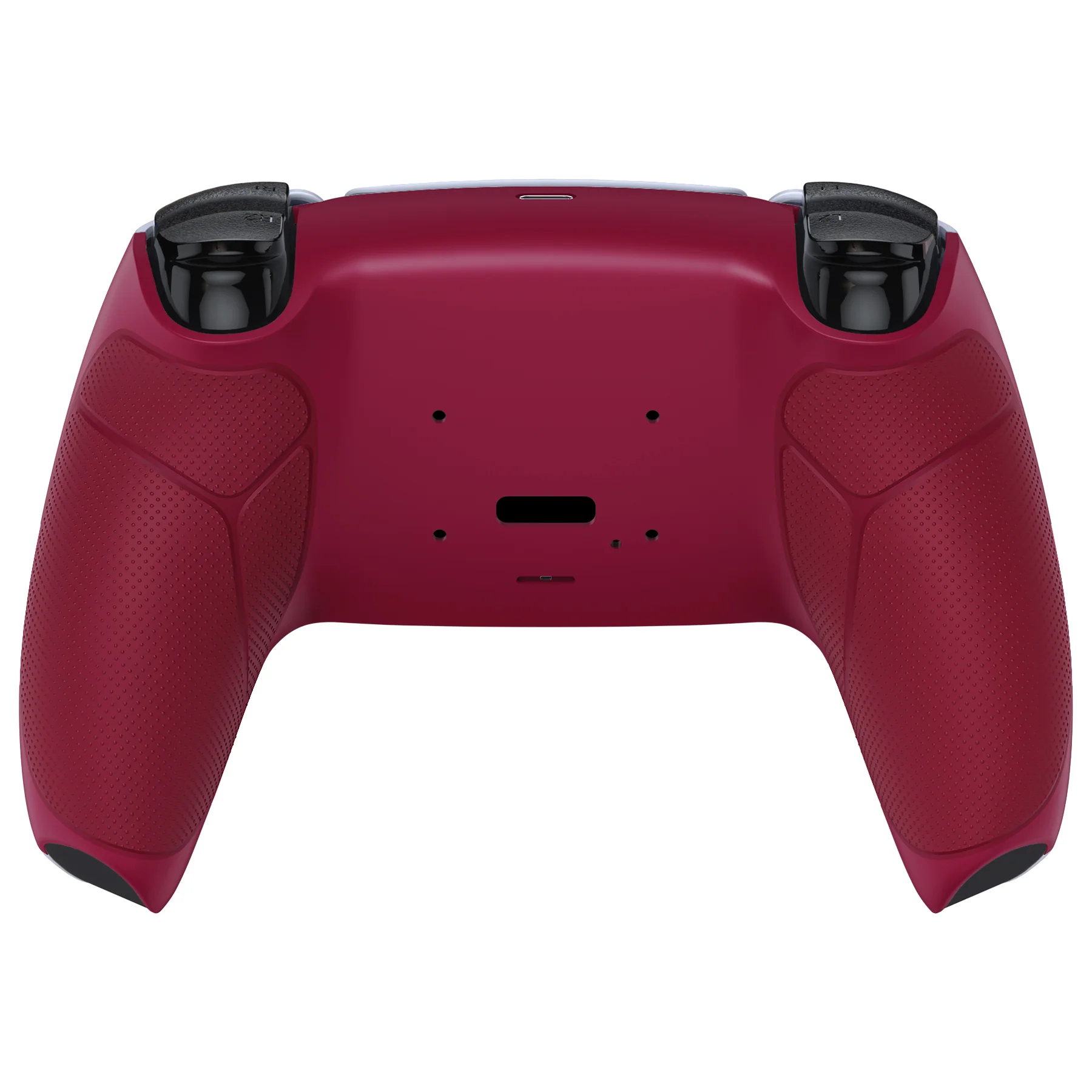 eXtremeRate Performance Grip Redesigned Back Shell for eXtremeRate RISE Remap Kit, Compatible with PS5 Controller - Rubberized Cosmic Red - Image 2