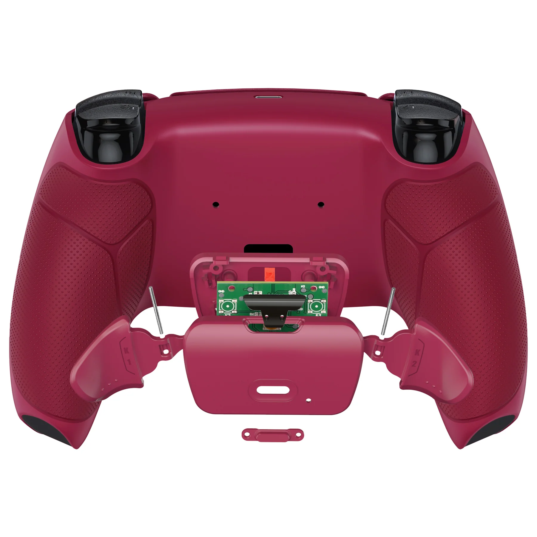eXtremeRate Remappable Rise 2.0 Remap Kit for PS5 Controller BDM-010 & BDM-020 - Rubberized Cosmic Red - Image 6