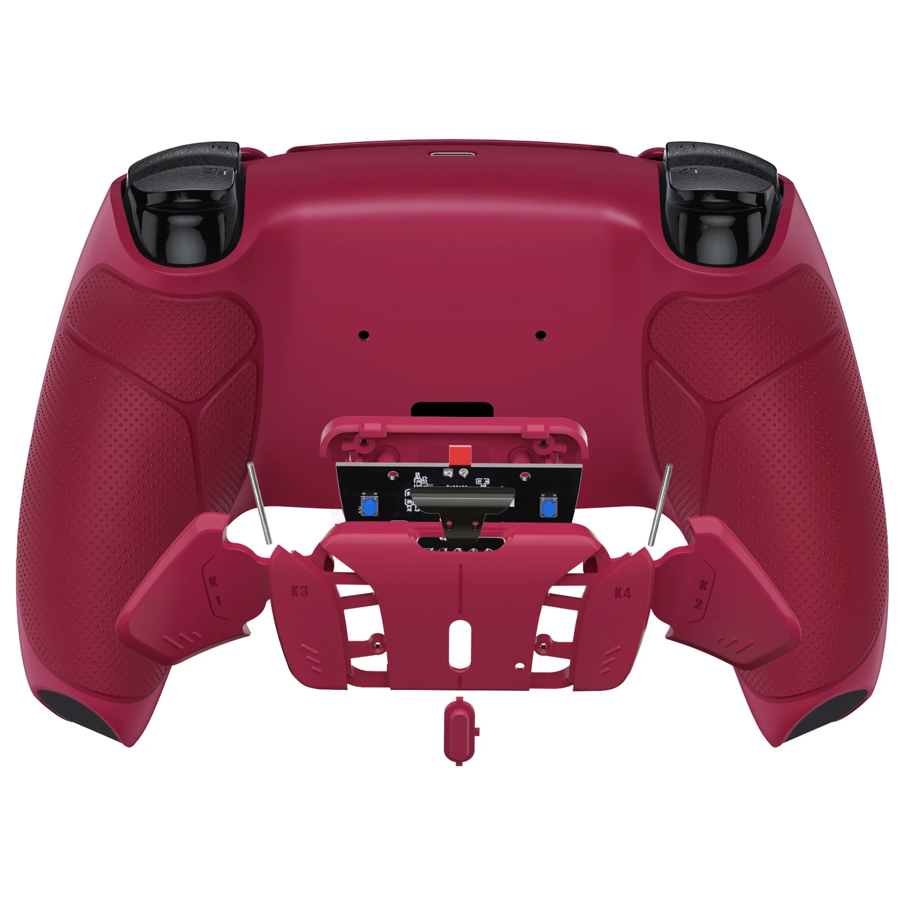 eXtremeRate Remappable RISE4 Remap Kit for PS5 Controller BDM-010/020 - Rubberized Cosmic Red - Image 6