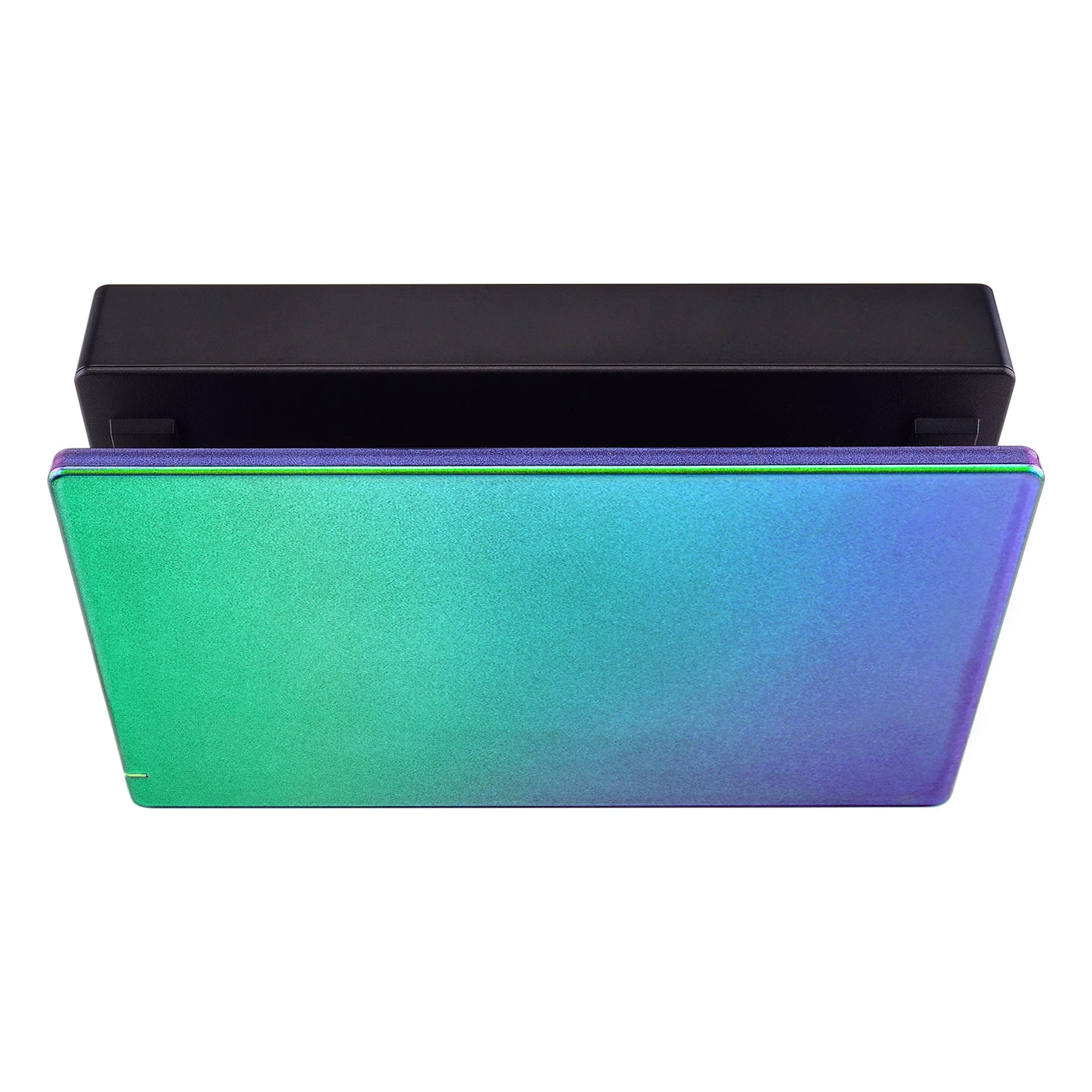 eXtremeRate Custom Replacement Faceplate for Nintendo Switch Charging Dock - Chameleon Green Purple - Image 6