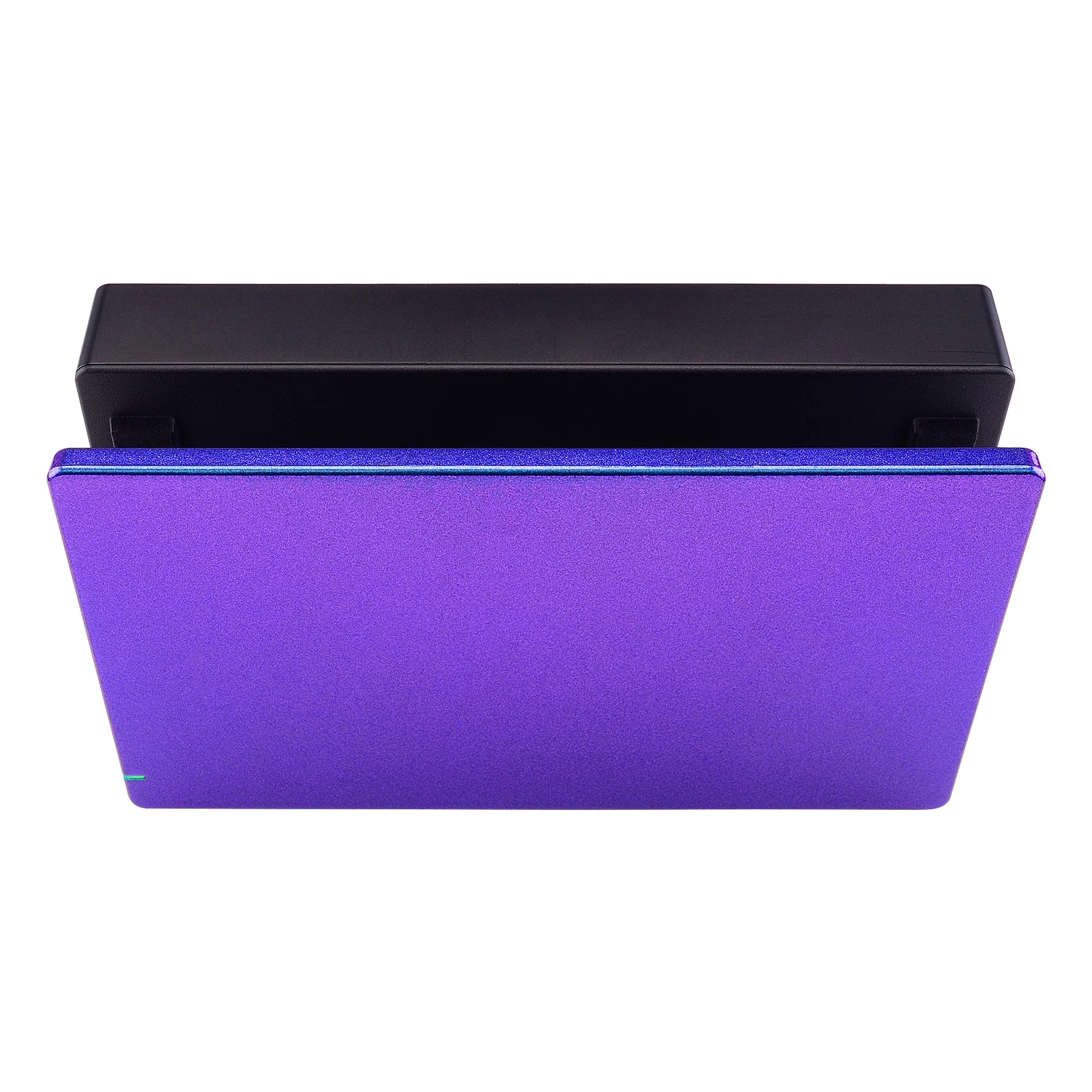 eXtremeRate Custom Replacement Faceplate for Nintendo Switch Charging Dock - Chameleon Purple Blue - Image 6