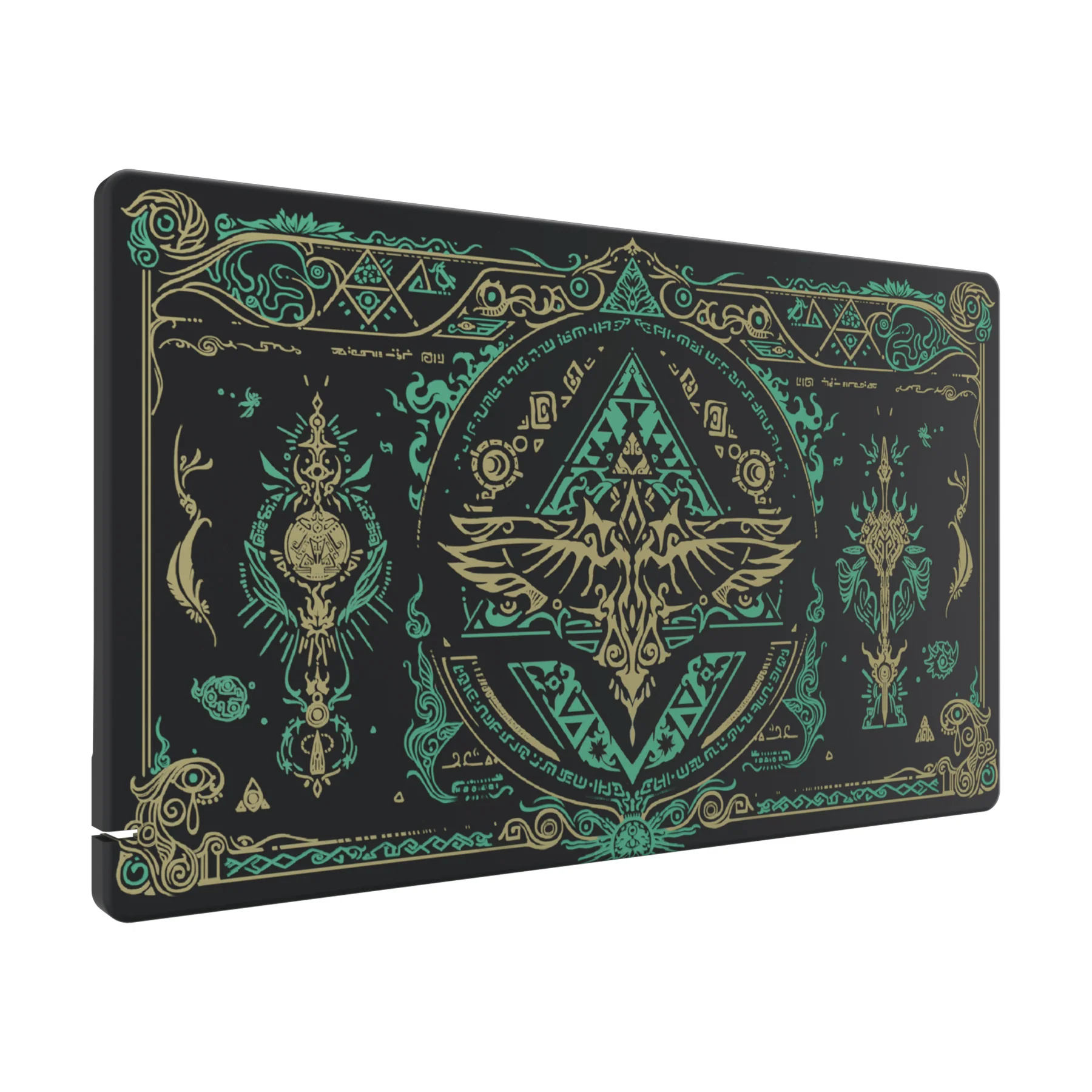 eXtremeRate Custom Replacement Faceplate for Nintendo Switch Charging Dock - Glow in Dark - Totem of Kingdom Black - Image 2