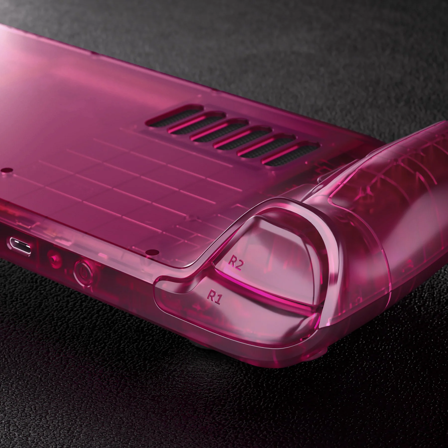 eXtremeRate Custom Full Set Shell with Buttons for Steam Deck LCD - Clear Candy Pink - Image 10