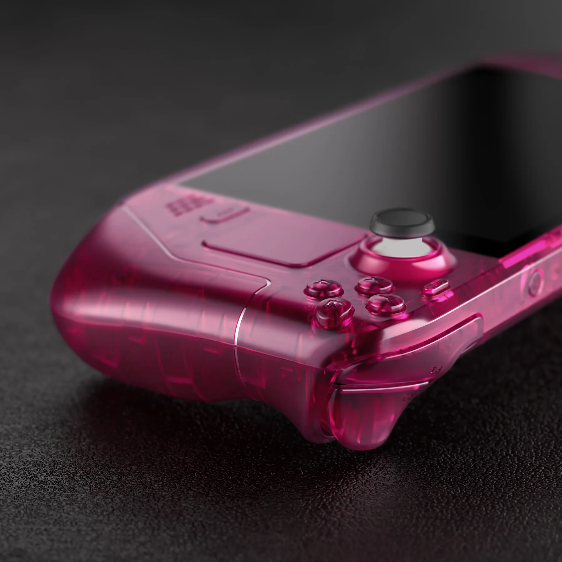 eXtremeRate Custom Full Set Shell with Buttons for Steam Deck LCD - Clear Candy Pink - Image 8