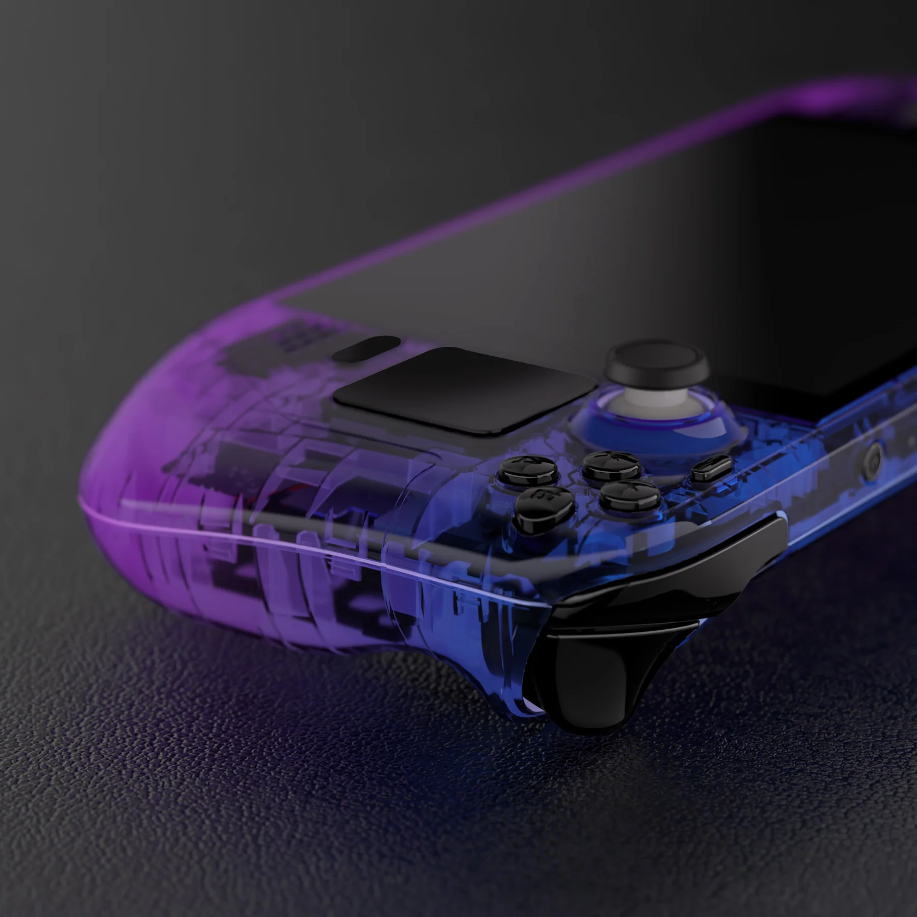eXtremeRate Custom Full Set Shell with Buttons for Steam Deck LCD - Gradient Translucent Bluebell - Image 8