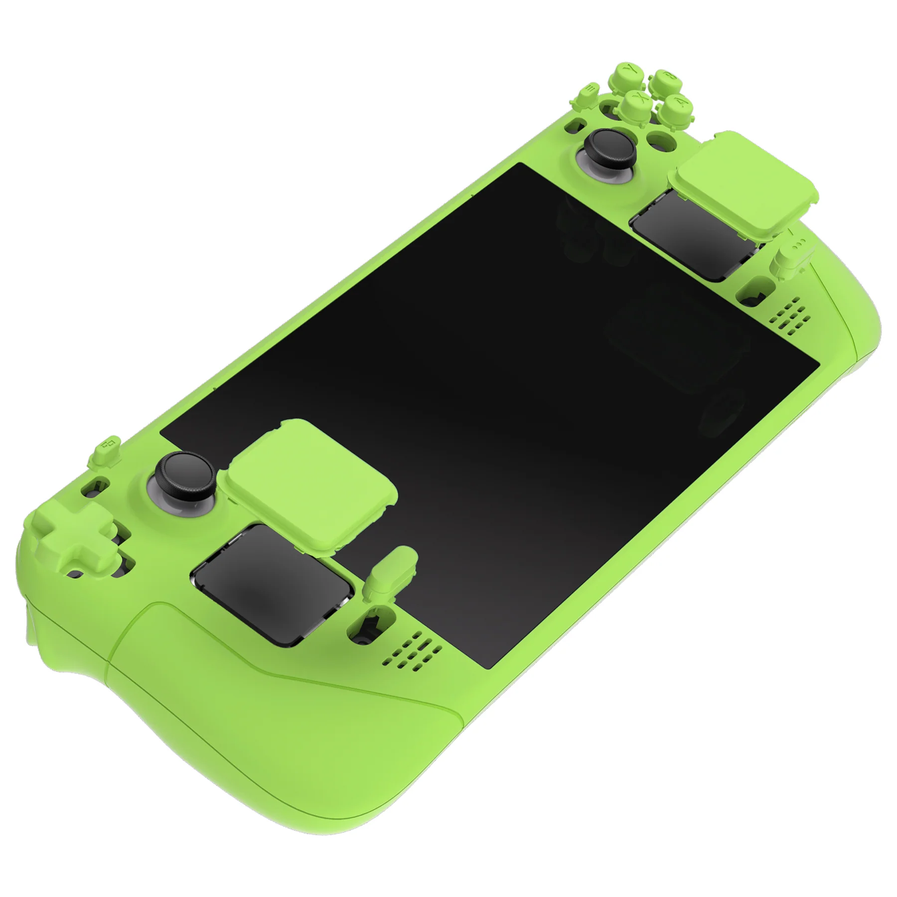 eXtremeRate Custom Full Set Shell with Buttons for Steam Deck LCD - Green - Image 5