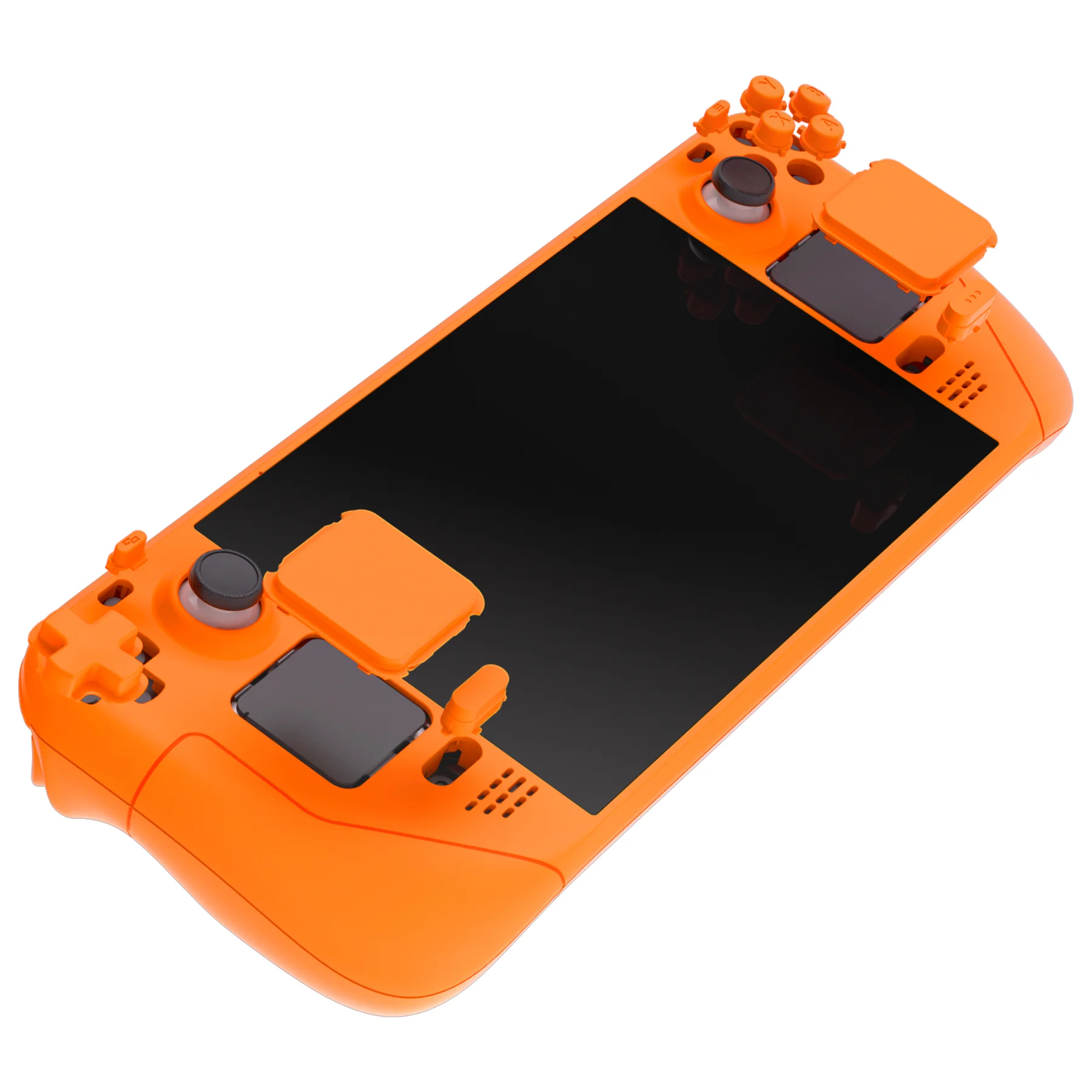 eXtremeRate Custom Full Set Shell with Buttons for Steam Deck LCD - Royal Orange - Image 5