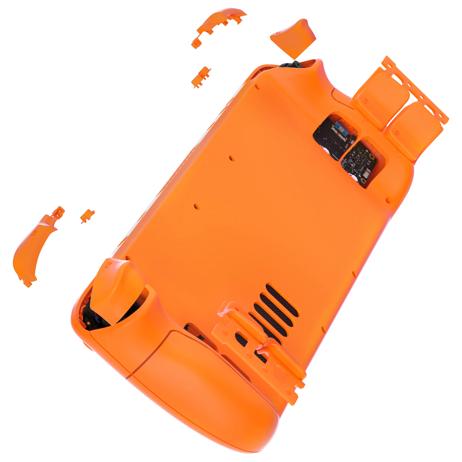eXtremeRate Custom Full Set Shell with Buttons for Steam Deck LCD - Royal Orange - Image 6