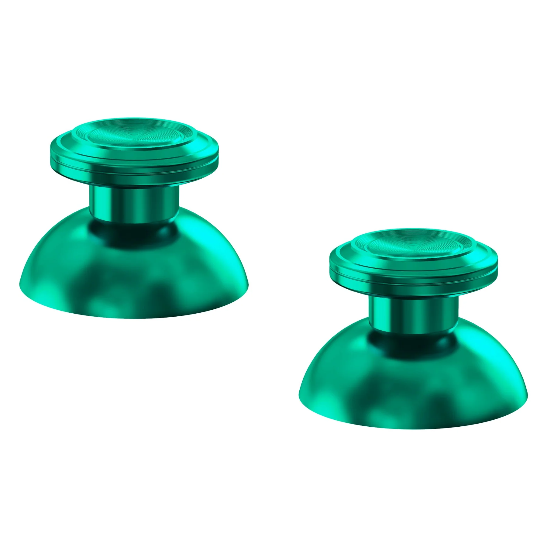 eXtremeRate Replacement Aluminum Metal Thumbsticks Compatible with PS5 & PS4 Controller - Green - Image 5