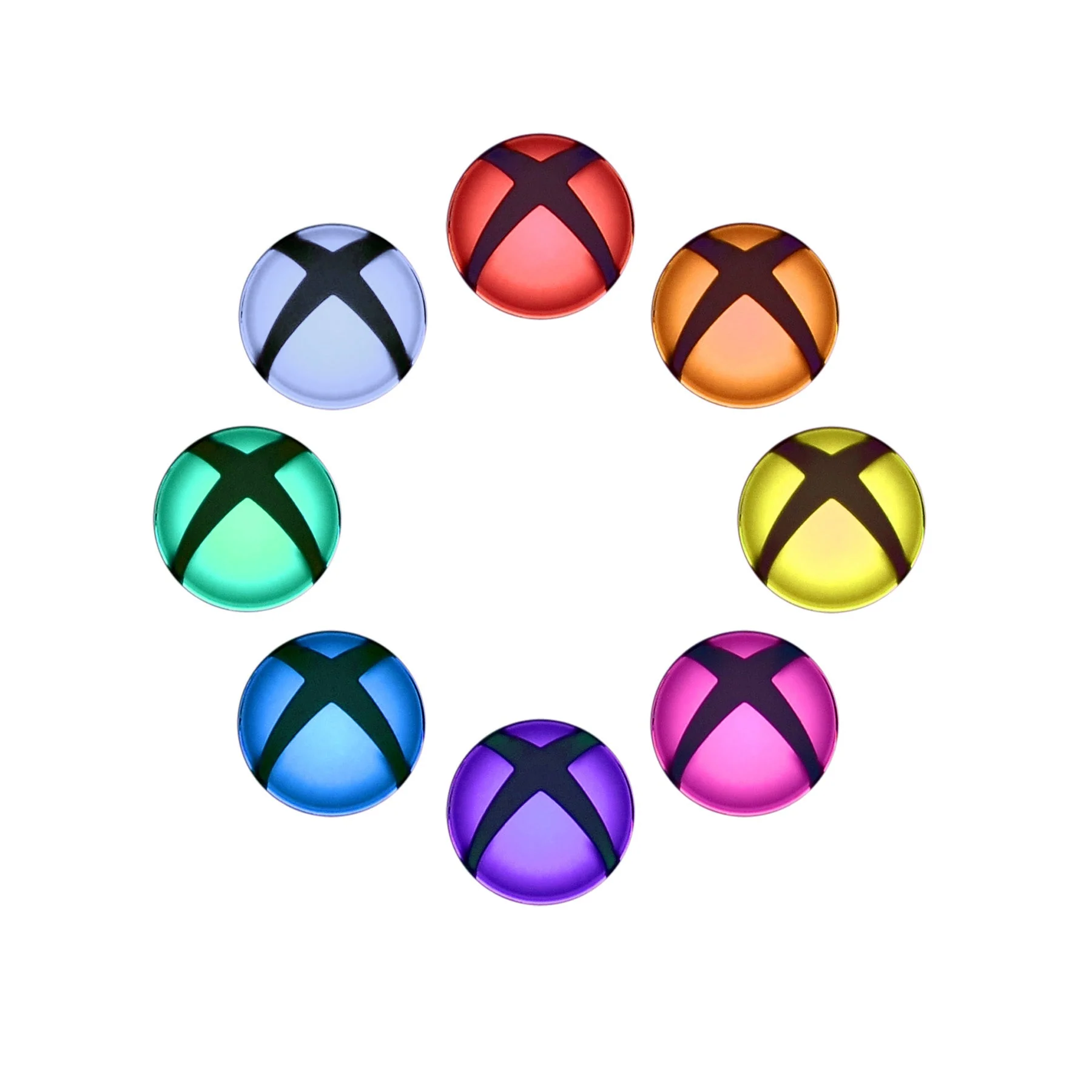 eXtremeRate Custom Home Guide Button LED Mod Stickers for Xbox Series X/S & Xbox One Elite V1/V2 & Xbox One X/S & Xbox One Standard Controller - 40pcs in 8 Colors - Image 5