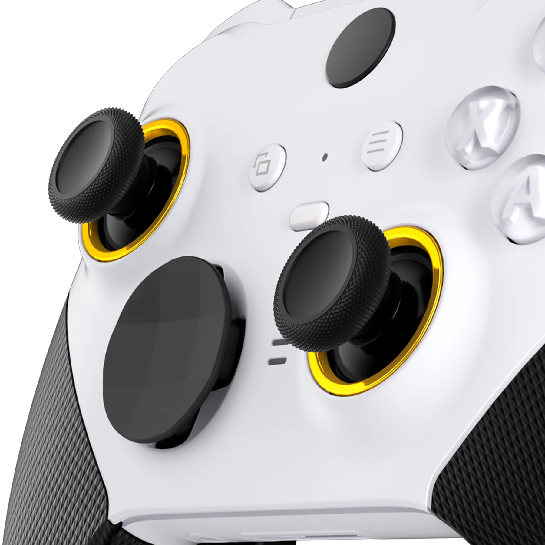 eXtremeRate Custom Accent Rings for Xbox Elite Series 2 Core & for Elite Series 2 & for Xbox One Elite Controller, Compatible with eXtremeRate ASR Version Shell for Xbox Series X/S Controller - Chrome Gold - Image 7
