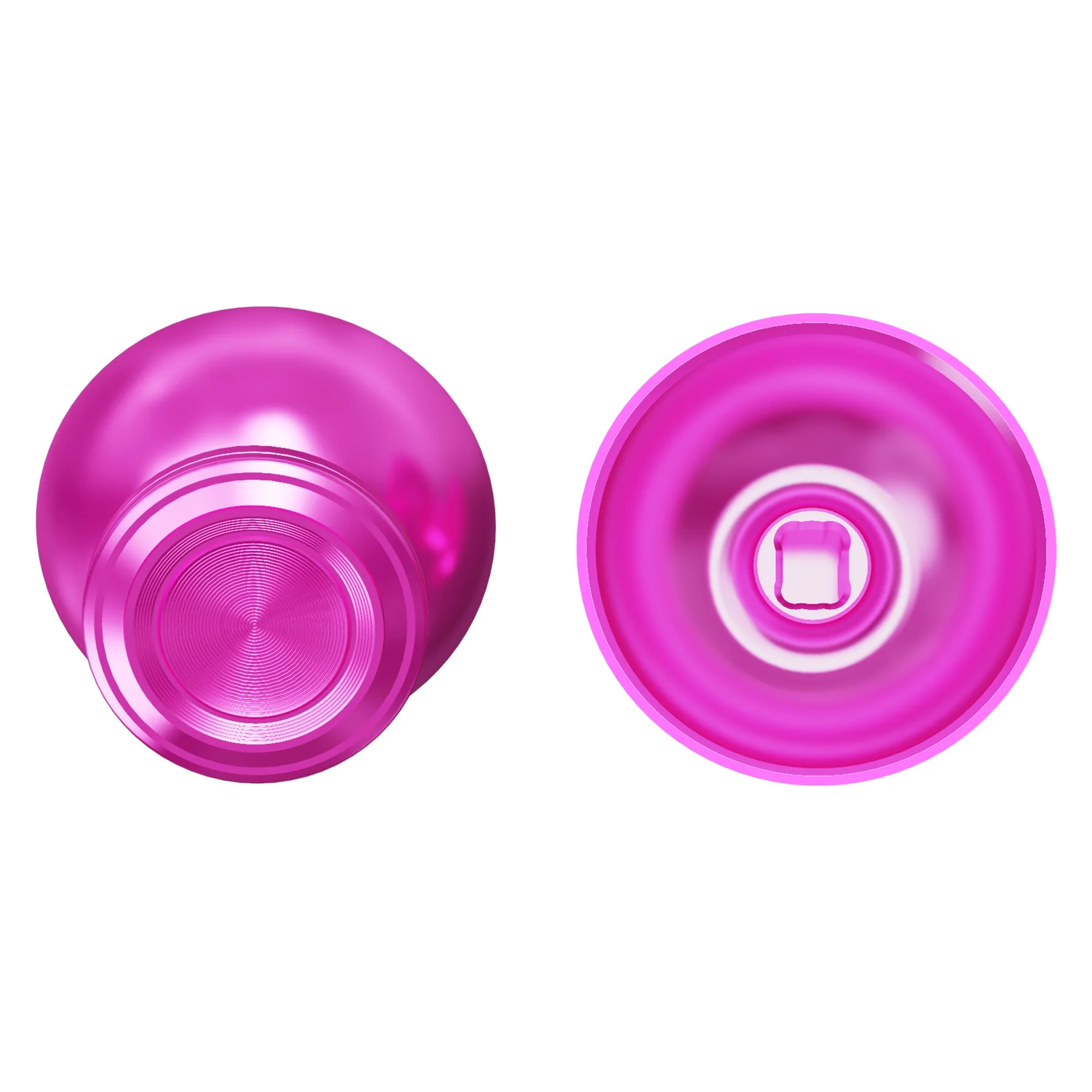 eXtremeRate Replacement Aluminum Metal Thumbsticks Compatible with PS5 & PS4 Controller - Purple - Image 6