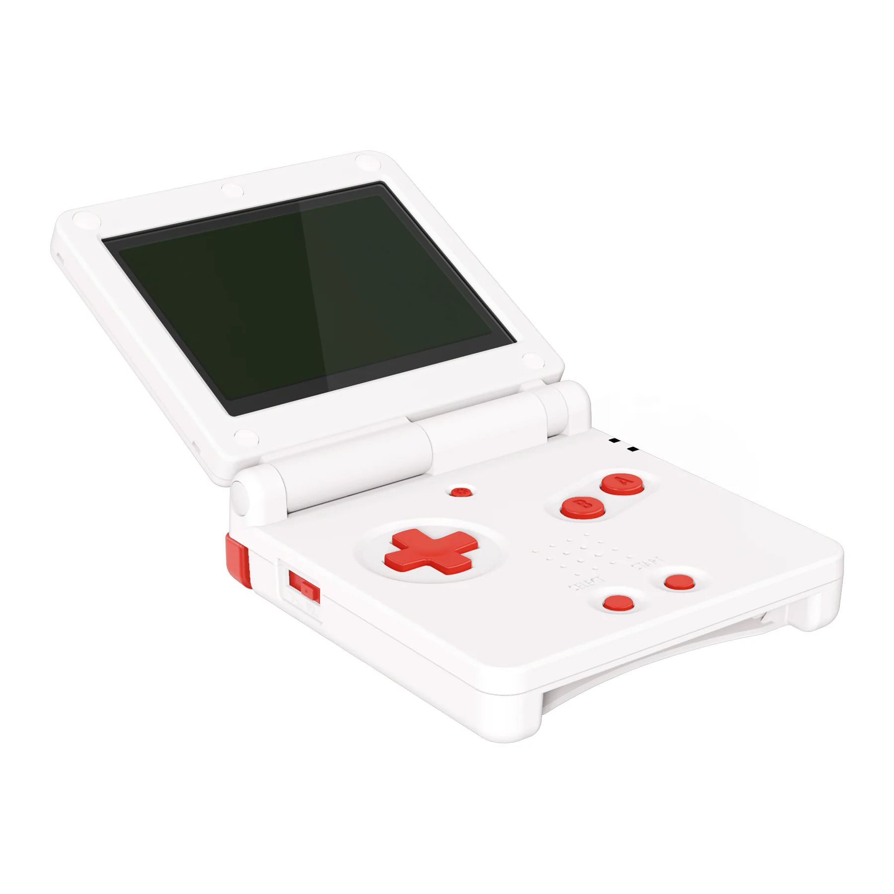 eXtremeRate Custom Replacement Full Set Buttons for Gameboy Advance SP GBA SP Console - Classic Red - Image 4