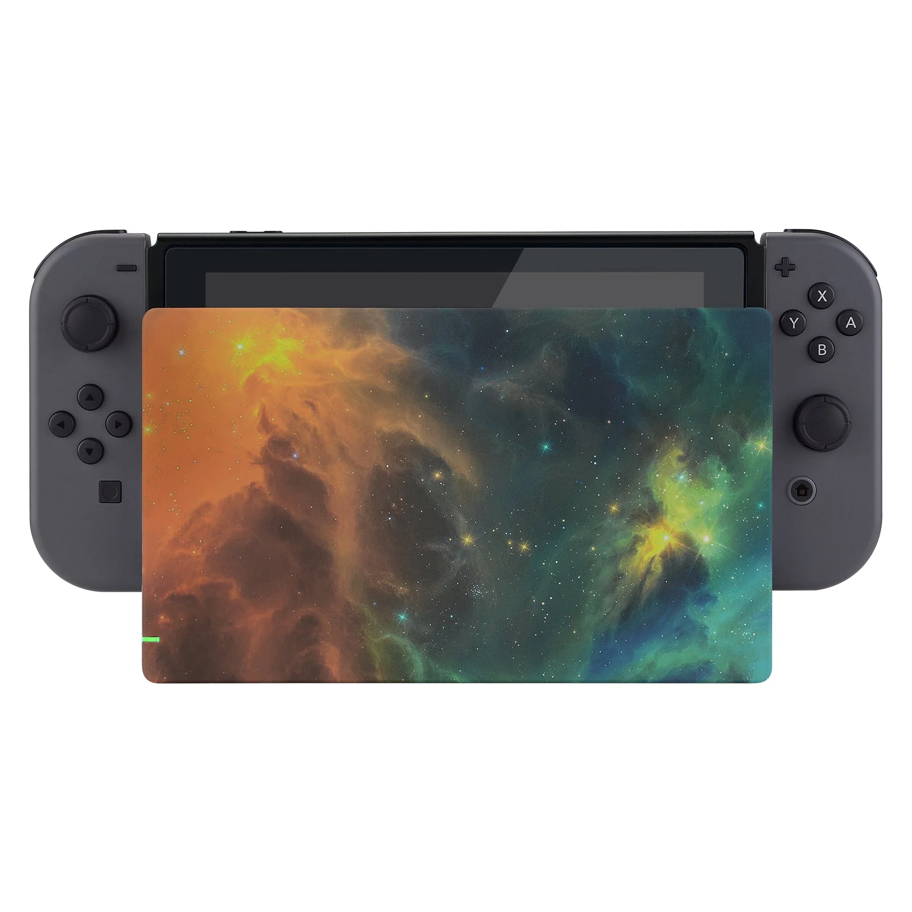 eXtremeRate Custom Replacement Faceplate for Nintendo Switch Charging Dock - Orange Star Universe - Image 4