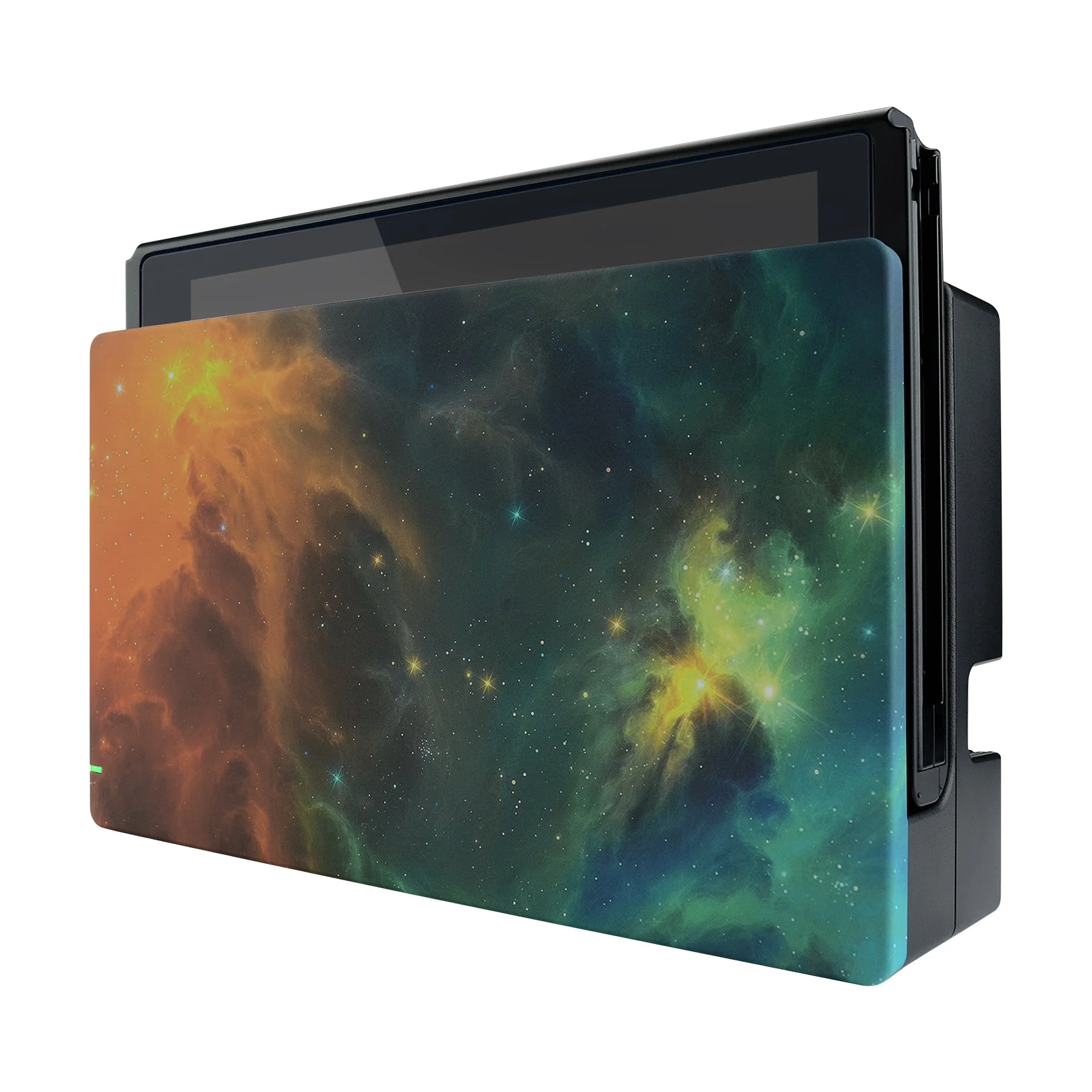 eXtremeRate Custom Replacement Faceplate for Nintendo Switch Charging Dock - Orange Star Universe - Image 5