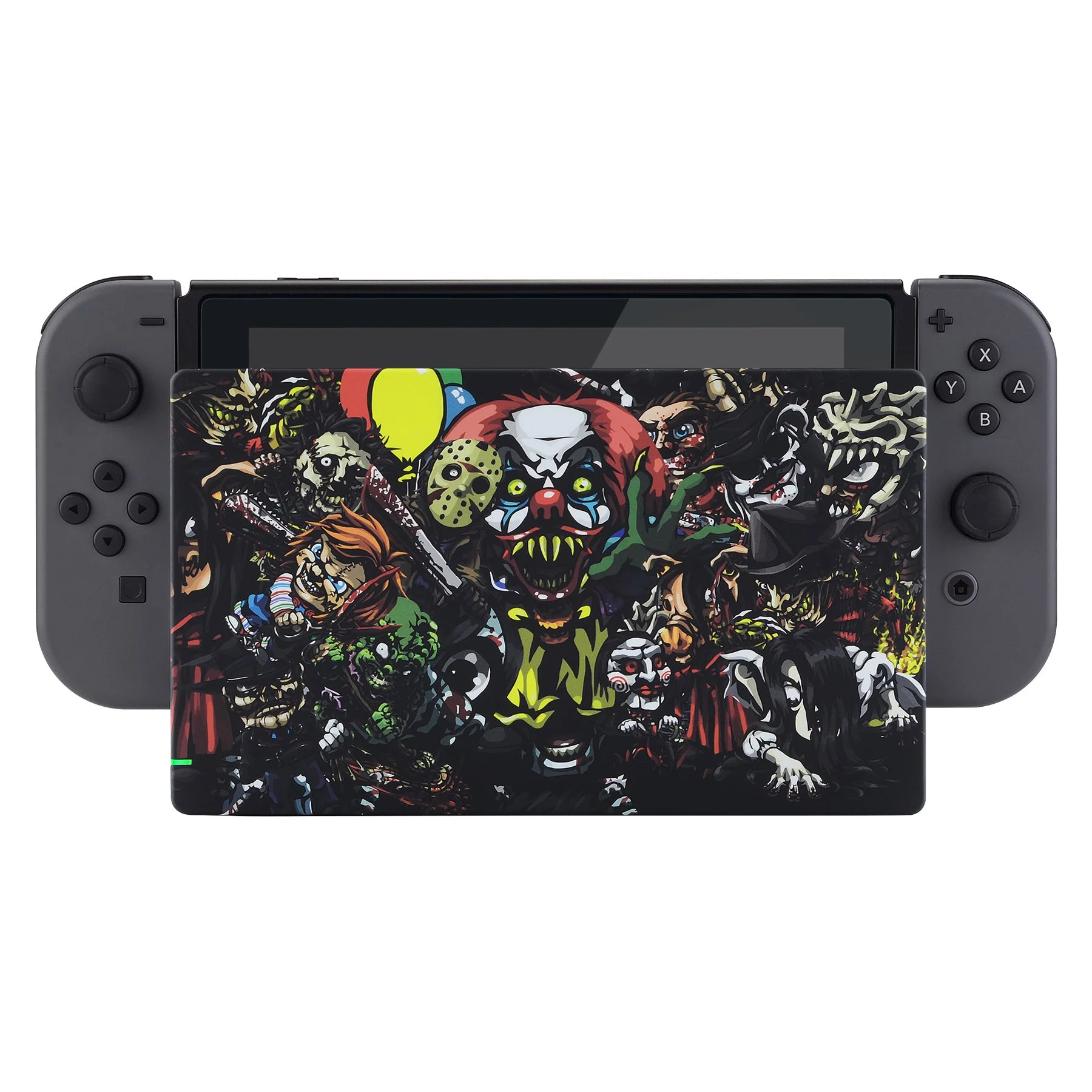 eXtremeRate Custom Replacement Faceplate for Nintendo Switch Charging Dock - Scary Party - Image 4
