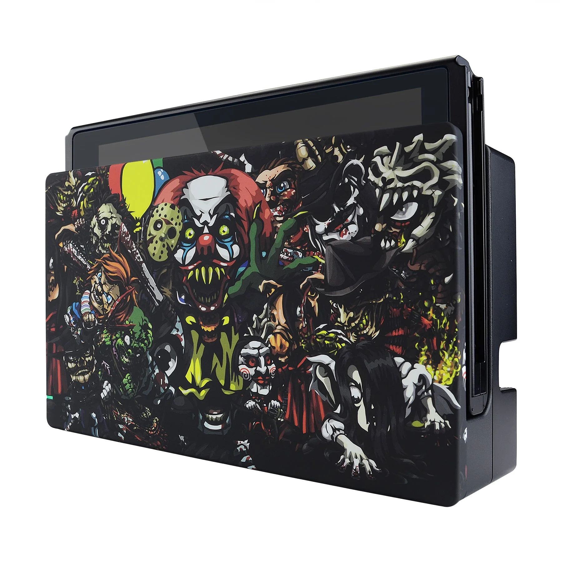 eXtremeRate Custom Replacement Faceplate for Nintendo Switch Charging Dock - Scary Party - Image 6