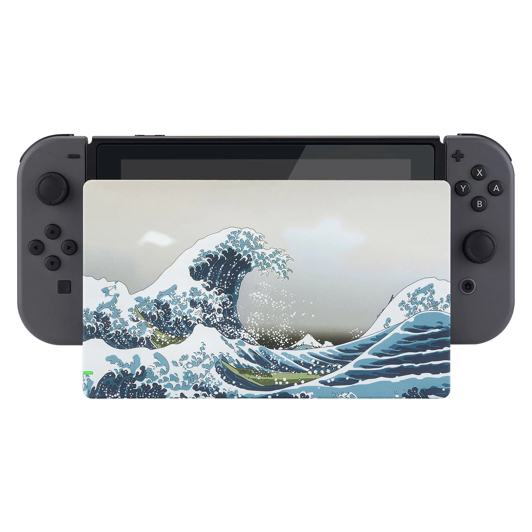 eXtremeRate Custom Replacement Faceplate for Nintendo Switch Charging Dock - The Great Wave - Image 4