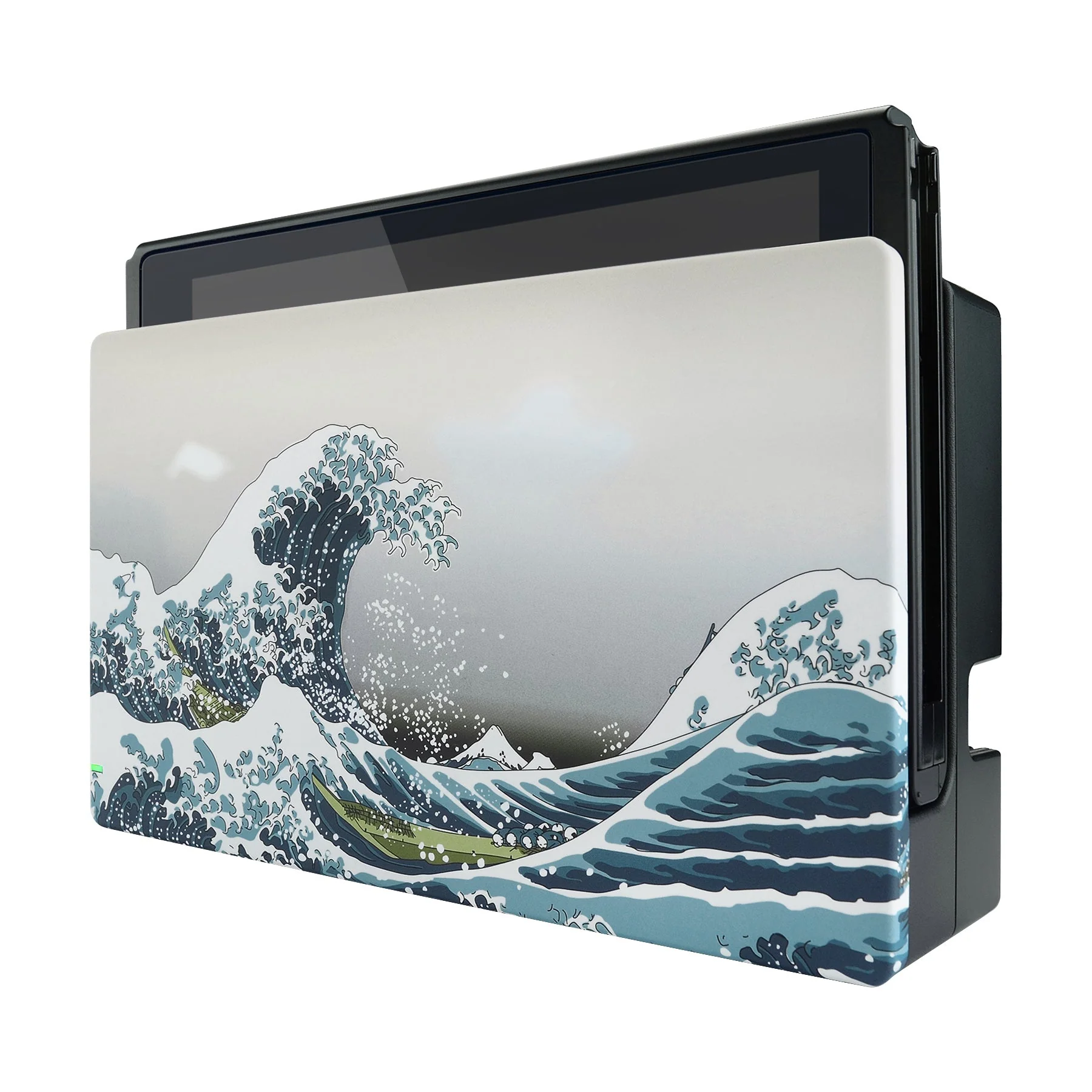 eXtremeRate Custom Replacement Faceplate for Nintendo Switch Charging Dock - The Great Wave - Image 6