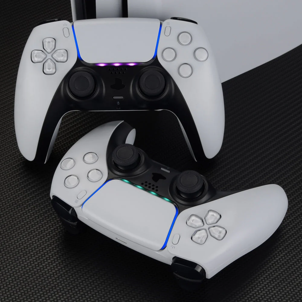 eXtremeRate Custom Touchpad LED Lightbar Stickers Skin Decals for PS5 Controller - 40pcs in 8 Colors - Image 5