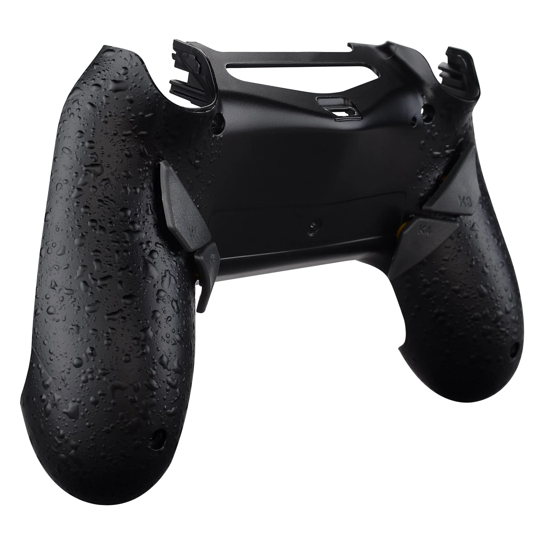 eXtremeRate Dawn Remappable Remap Kit with Redesigned Back Shell & 4 Back Buttons for PS4 Controller JDM 040/050/055 - Textured Black - Image 8