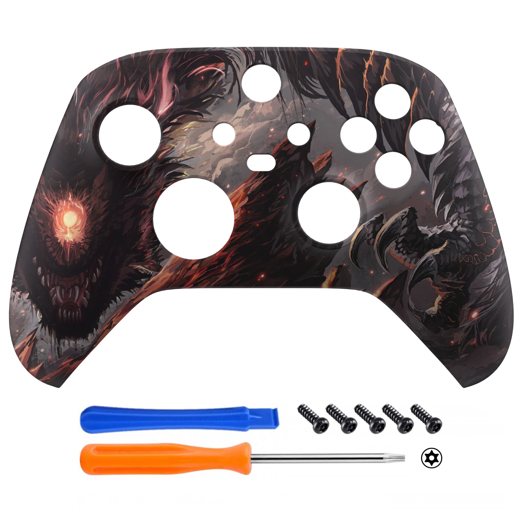 eXtremeRate Replacement Front Housing Shell for Xbox Series X & S Controller - Cyclops Dragon - Image 2