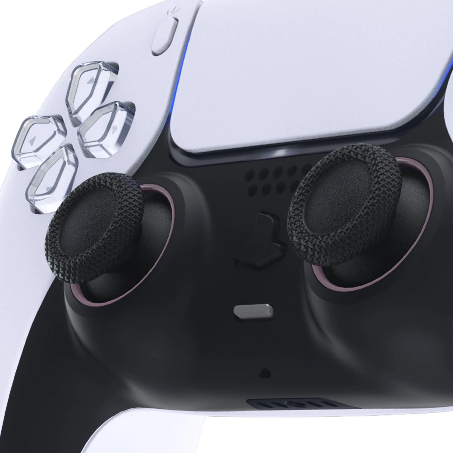 eXtremeRate Custom Replacement Accent Rings for PS5 Controller - Dark Grayish Violet - Image 5