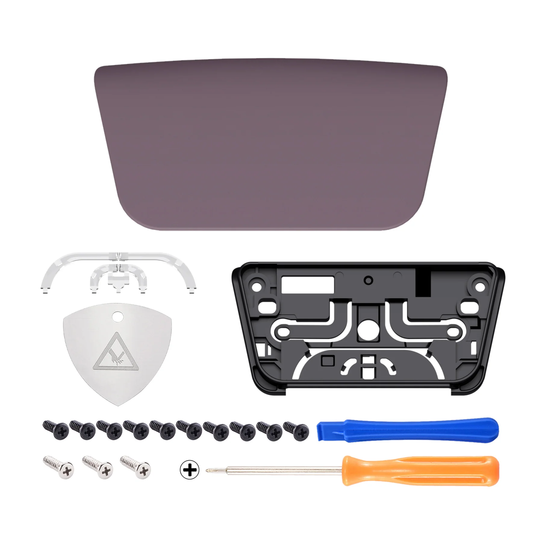 eXtremeRate Replacement Custom Touchpad Cover Compatible with PS5 Controller BDM-010/020/030/040/050/060 - Dark Grayish Violet - Image 2