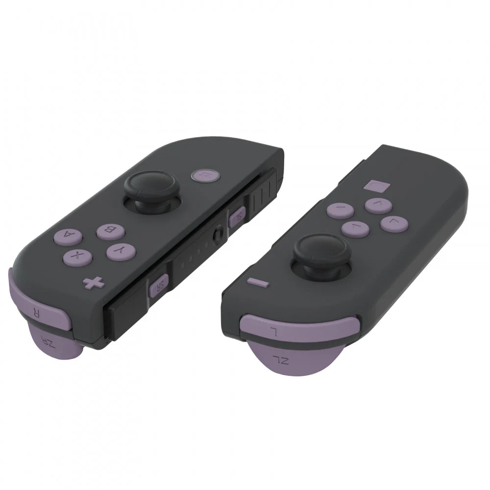 eXtremeRate Replacement Full Set Buttons for Joycon of NS Switch - Dark Grayish Violet - Image 4