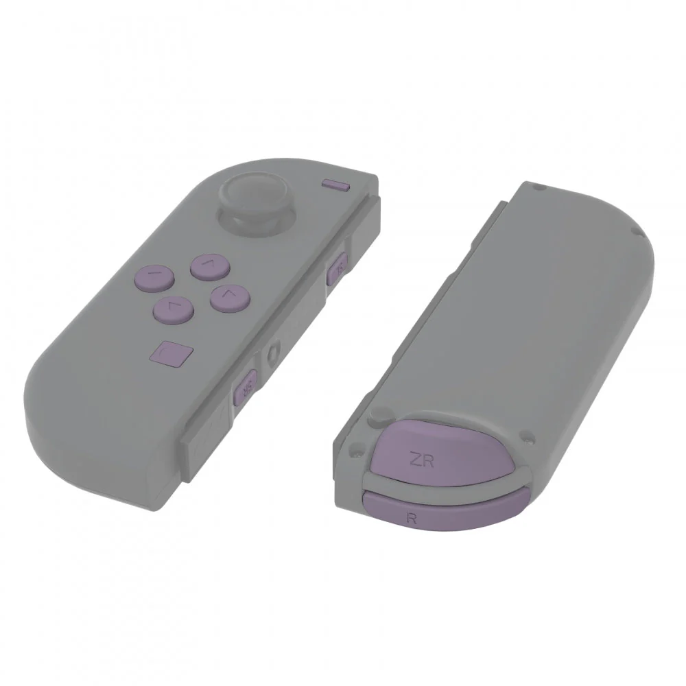 eXtremeRate Replacement Full Set Buttons for Joycon of NS Switch - Dark Grayish Violet - Image 6