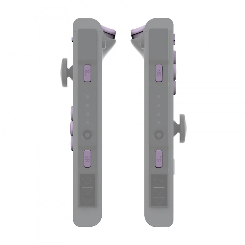 eXtremeRate Replacement Full Set Buttons for Joycon of NS Switch - Dark Grayish Violet - Image 7